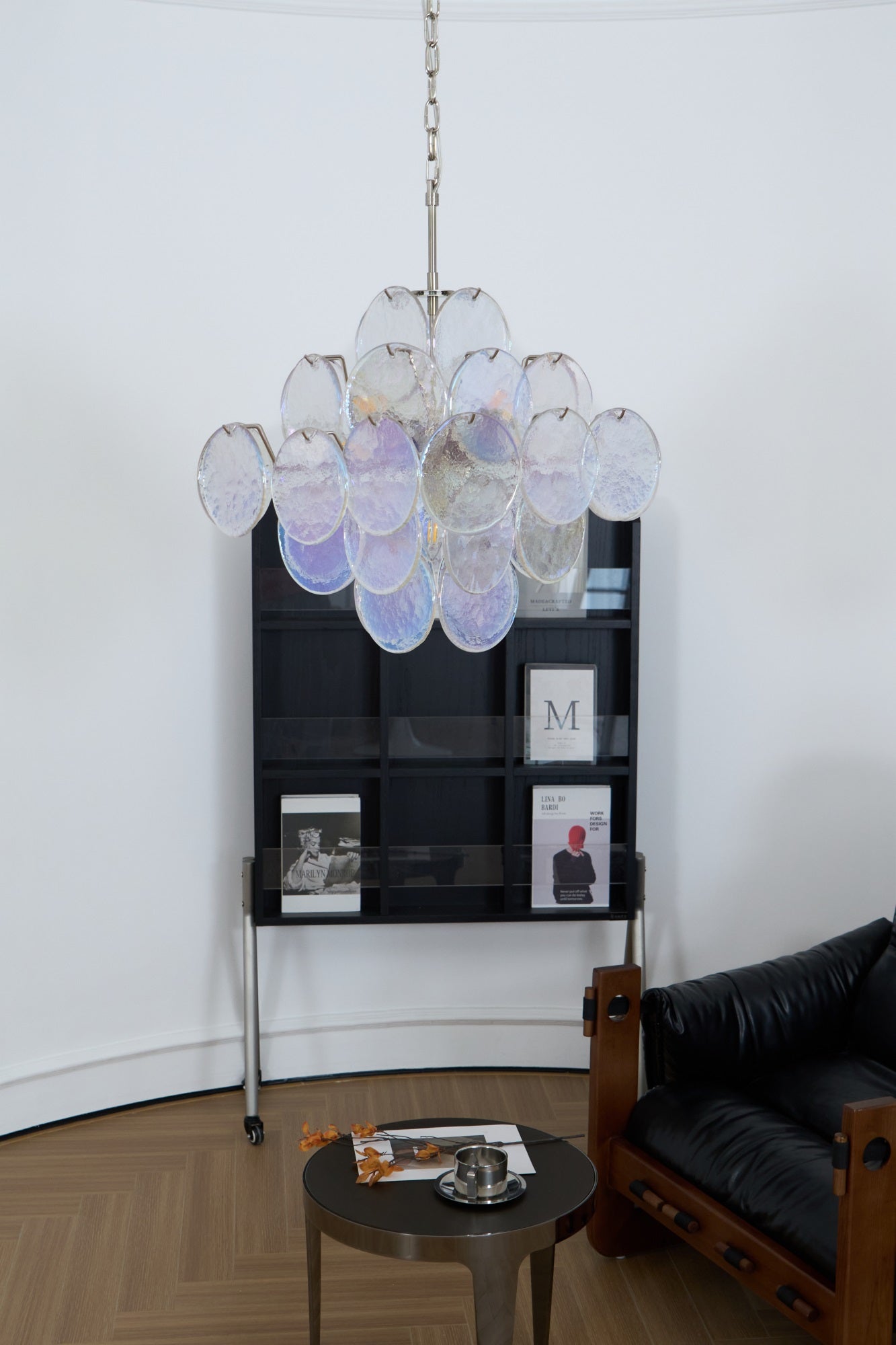Aurelia Iridescent Murano Chandelier - YIOSI