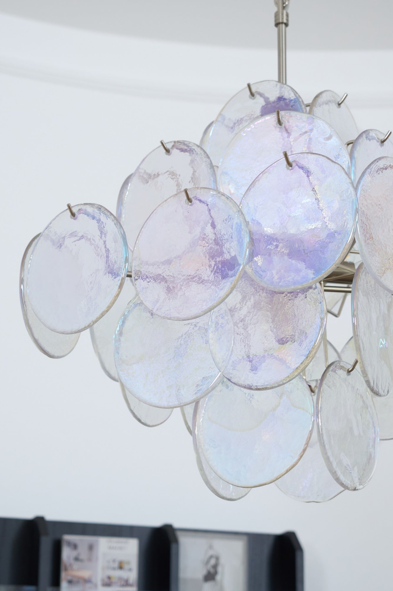 Aurelia Iridescent Murano Chandelier - YIOSI