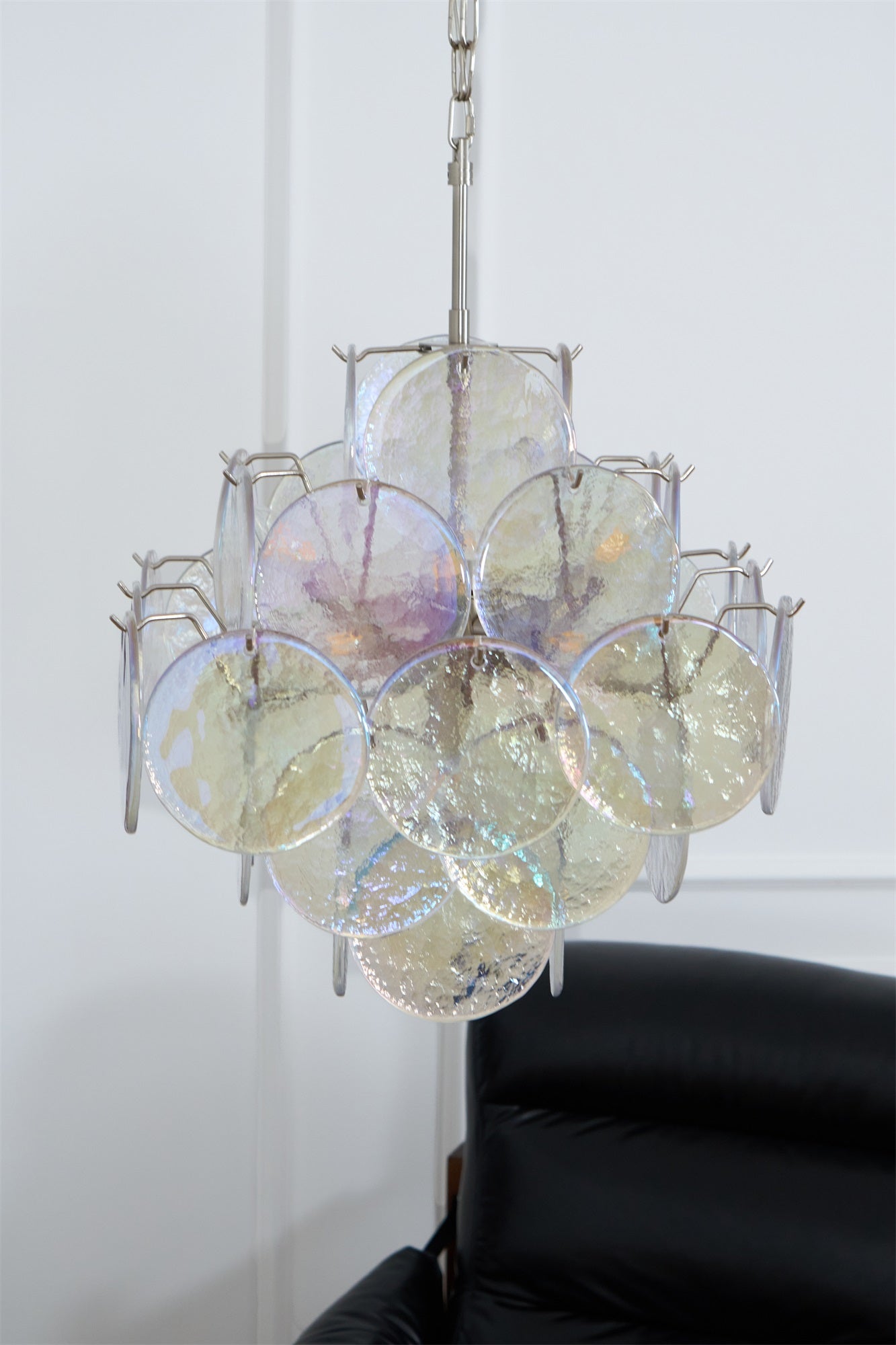 Aurelia Iridescent Murano Chandelier - YIOSI
