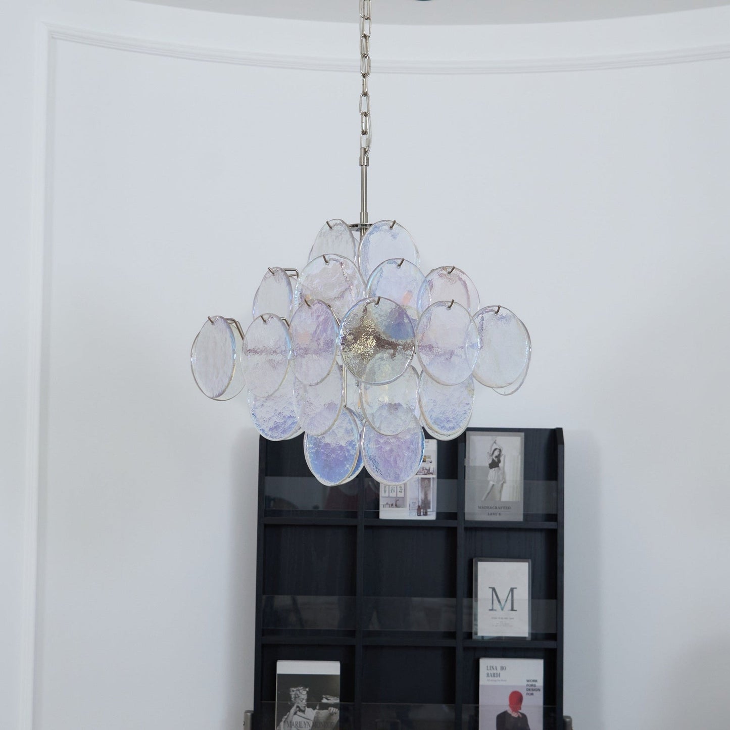 Aurelia Iridescent Murano Chandelier - YIOSI