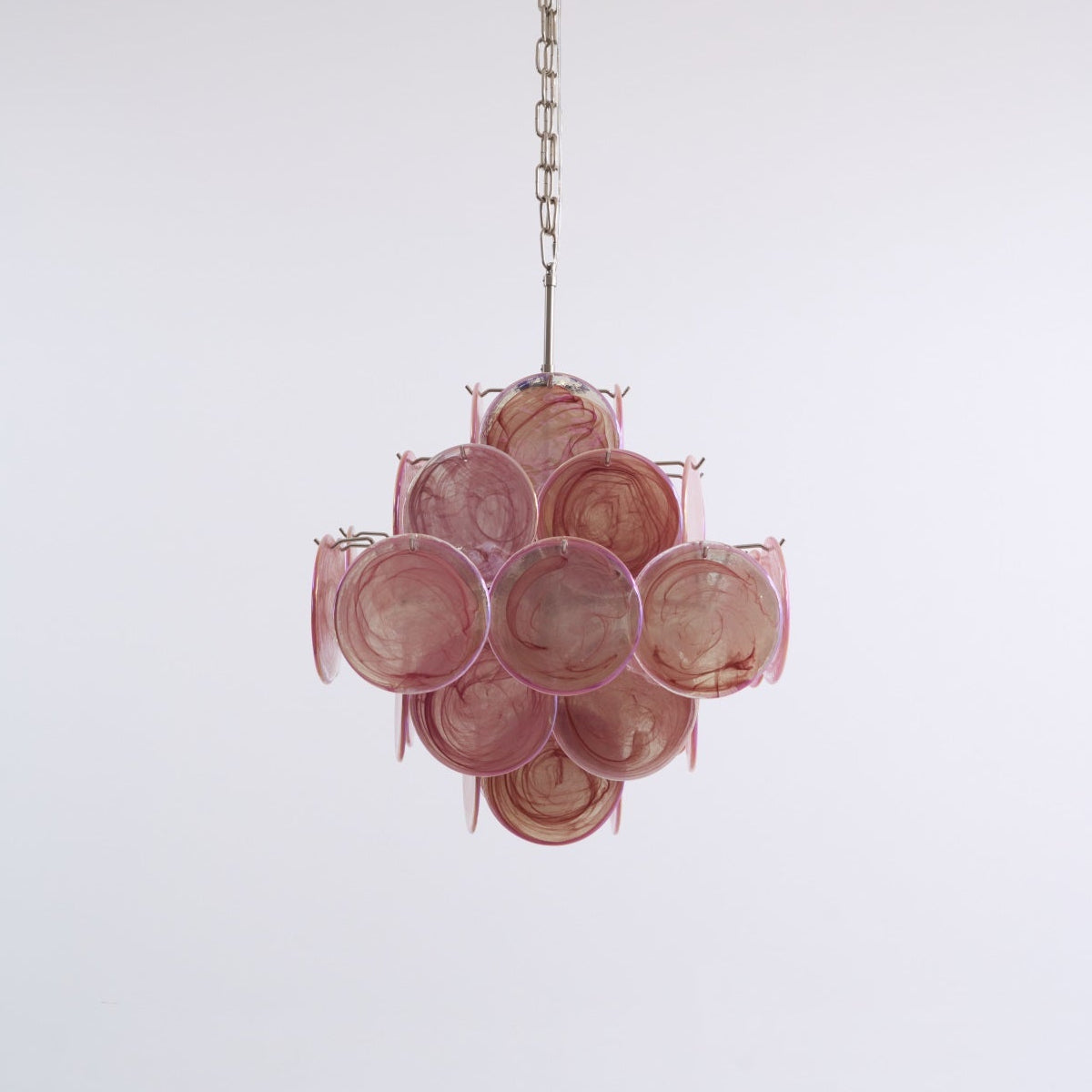 Aurelia Pink Murano Glass Chandelier - YIOSI