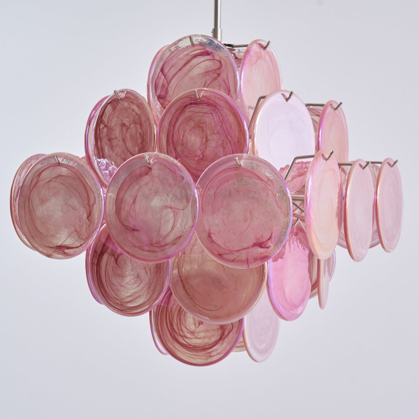 Aurelia Pink Murano Glass Chandelier - YIOSI