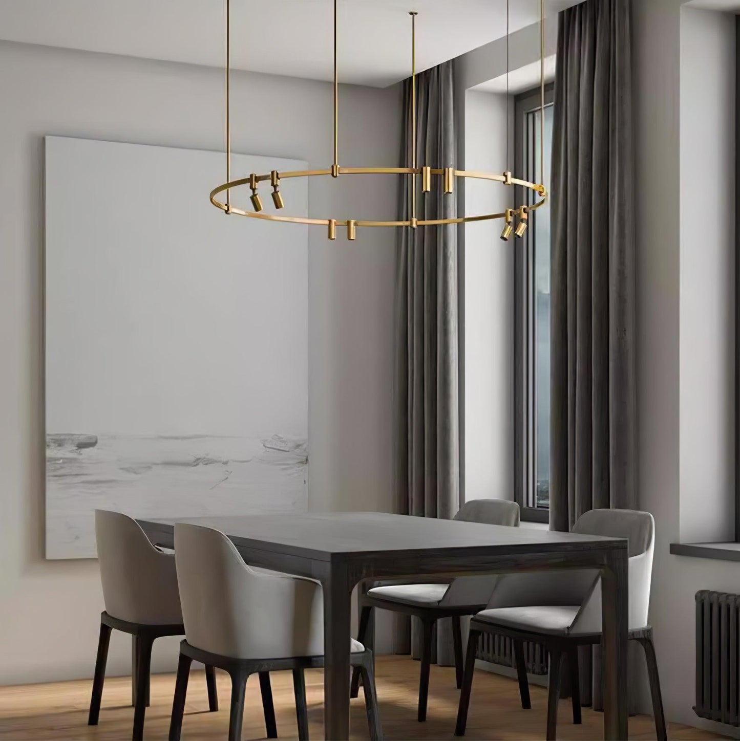 Auroom Round Chandelier - YIOSI
