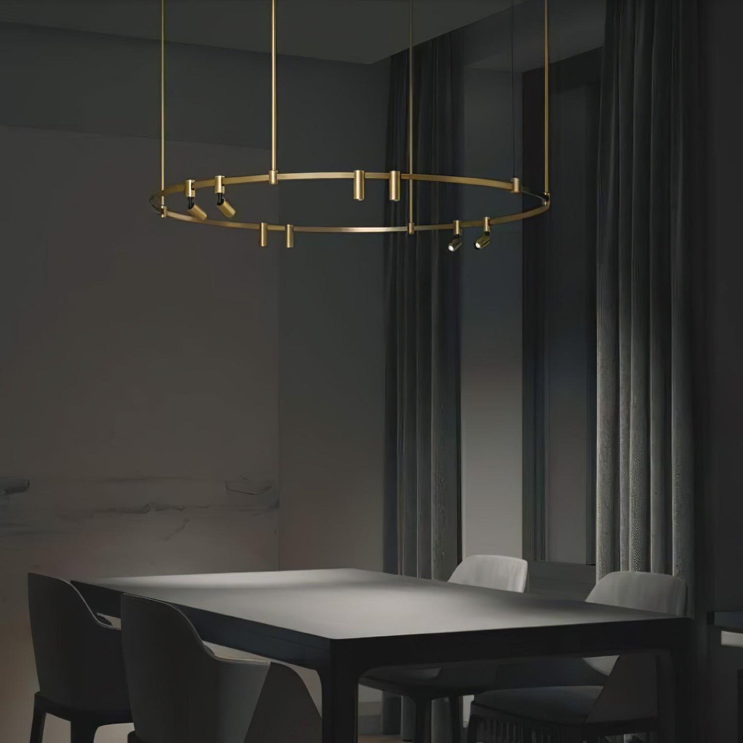 Auroom Round Chandelier - YIOSI