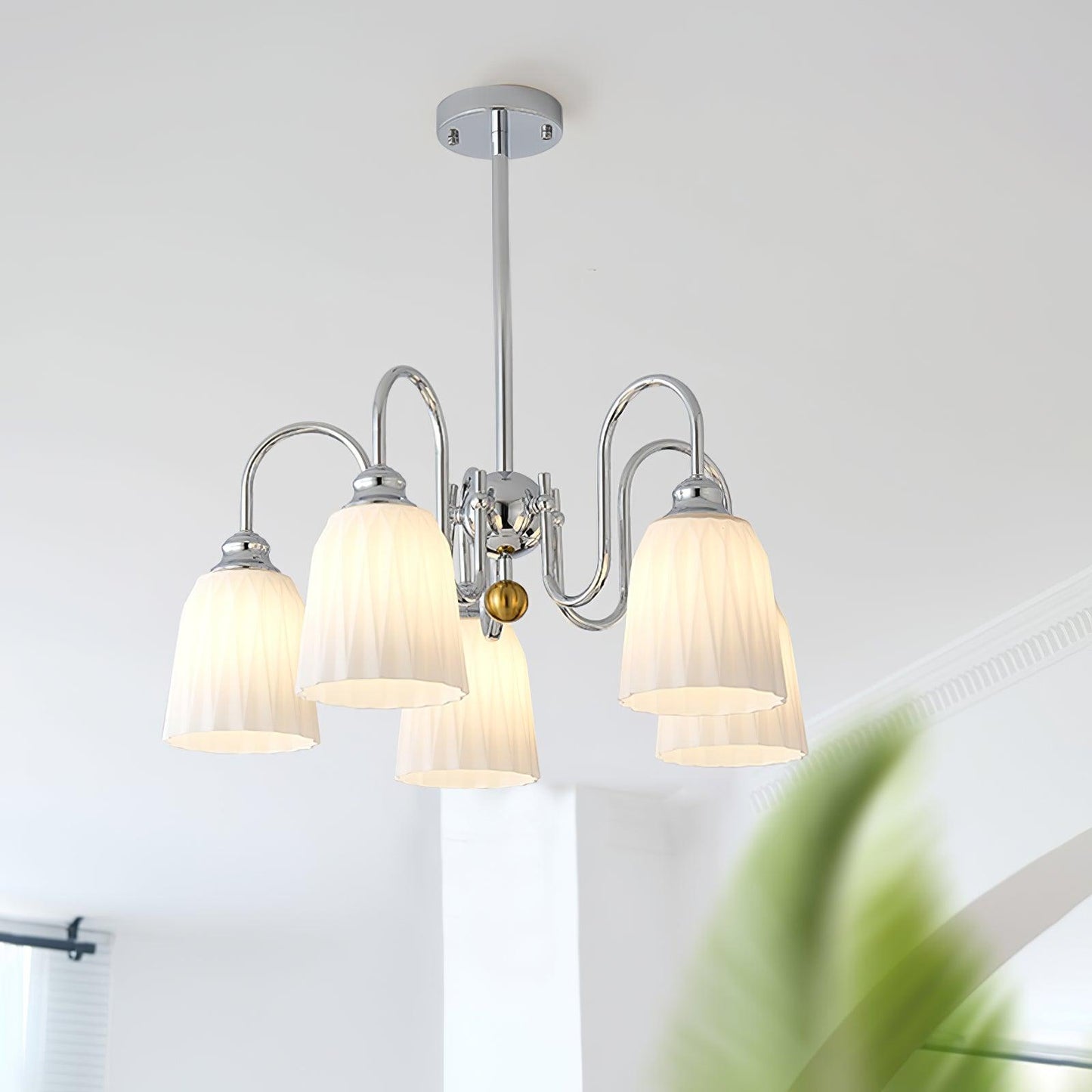 Bauhaus Pleated Chandelier - YIOSI