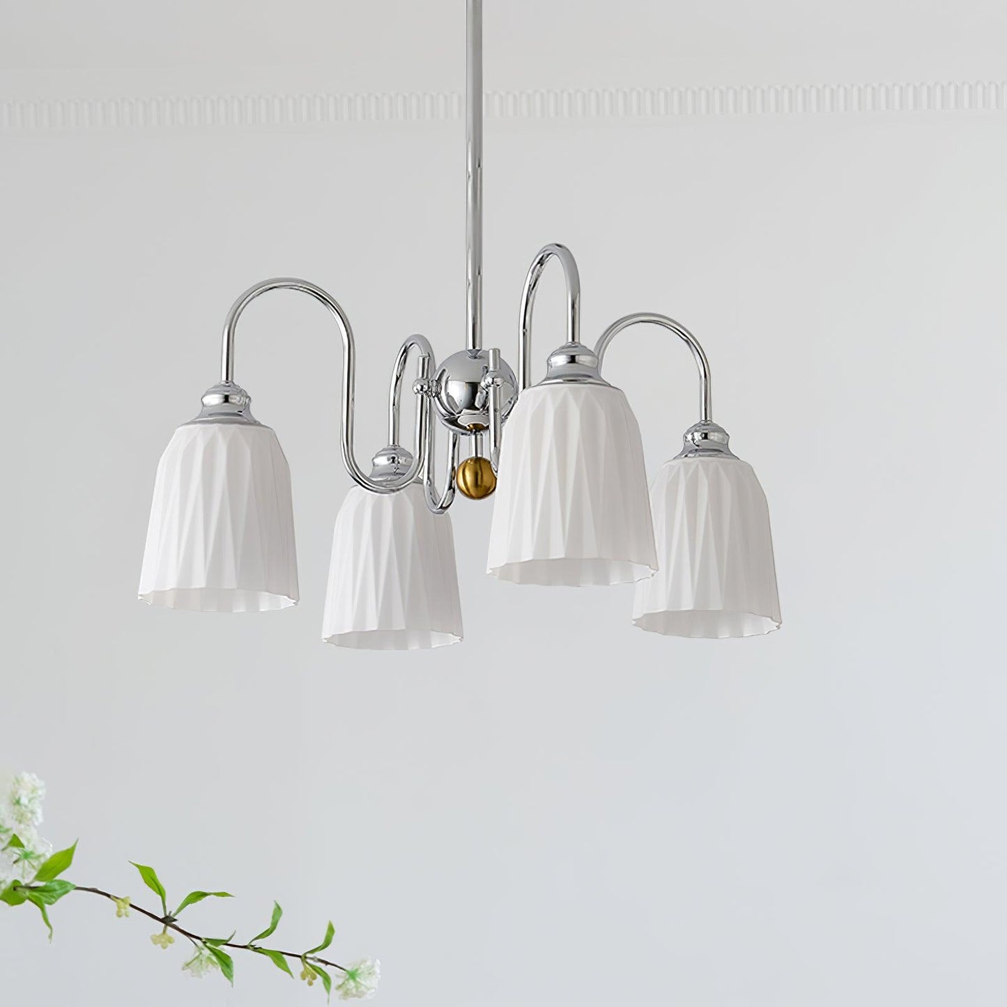 Bauhaus Pleated Chandelier - YIOSI