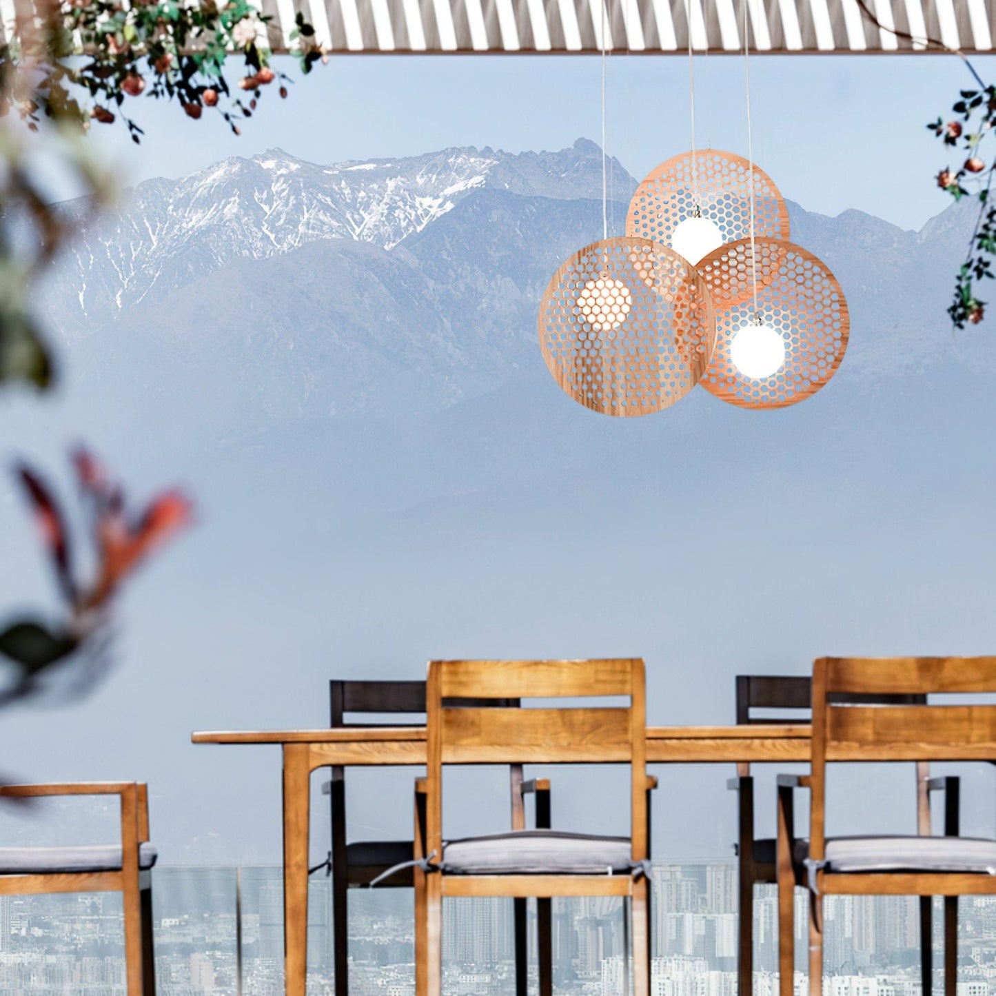 Bee Plate Chandelier - YIOSI