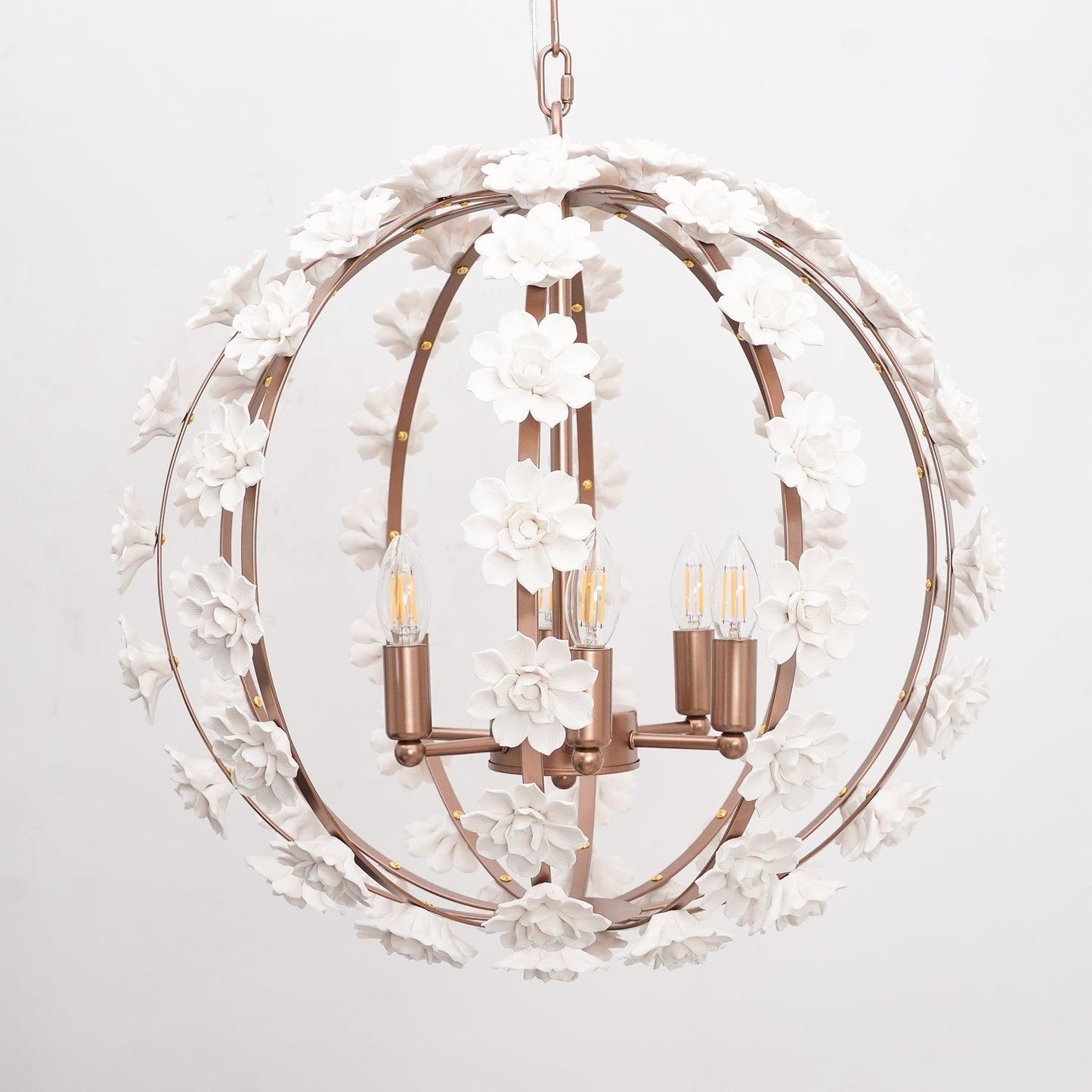 Bianca Floral Orb Chandelier - YIOSI