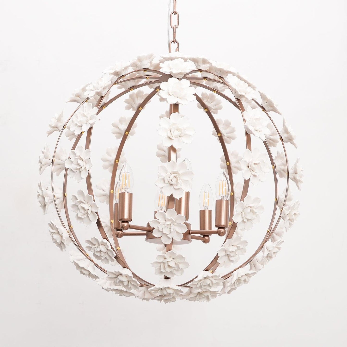 Bianca Floral Orb Chandelier - YIOSI