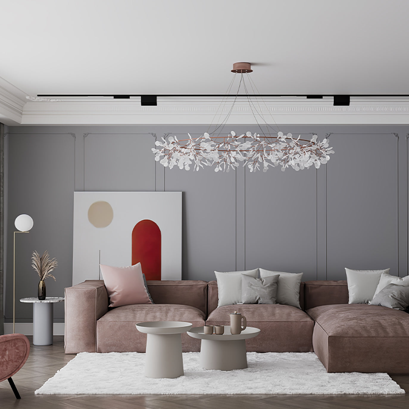 Big O Firefly LED Chandelier - YIOSI