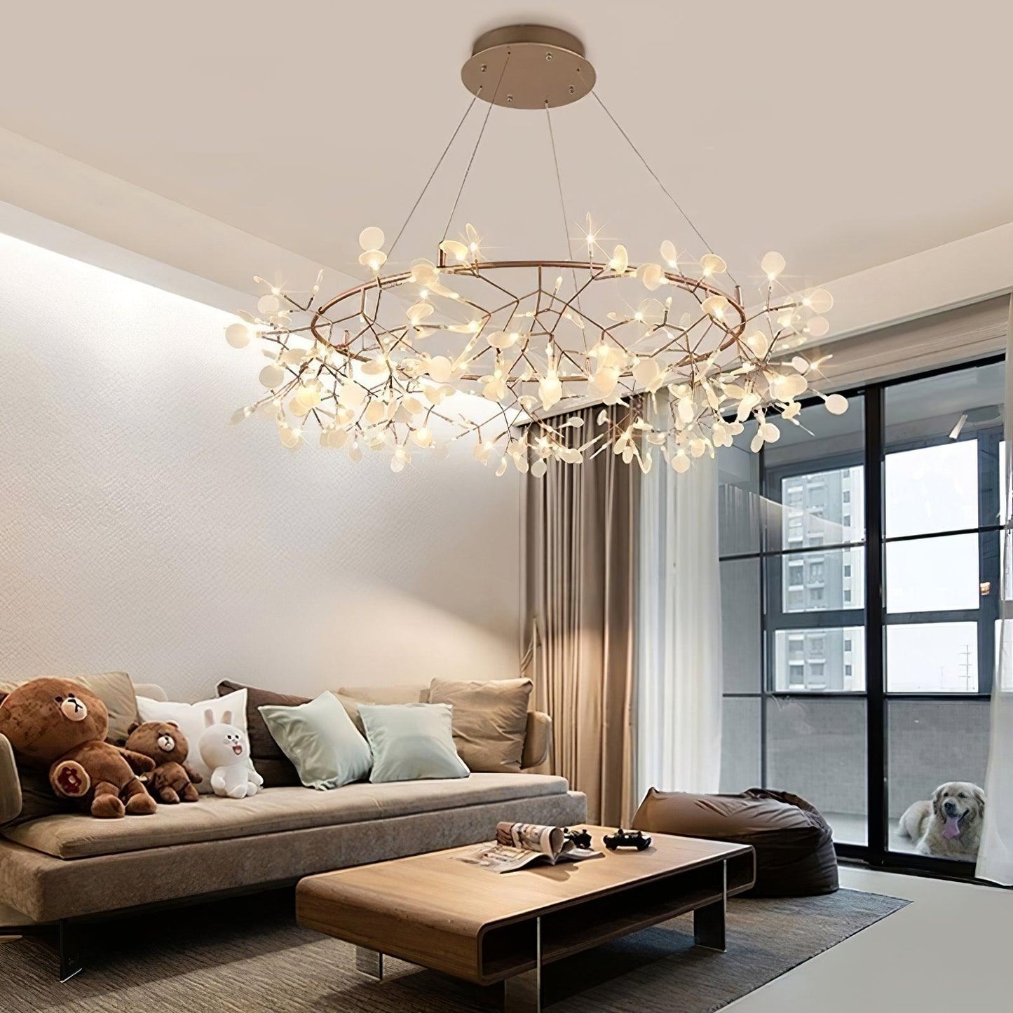 Big O Firefly LED Chandelier - YIOSI