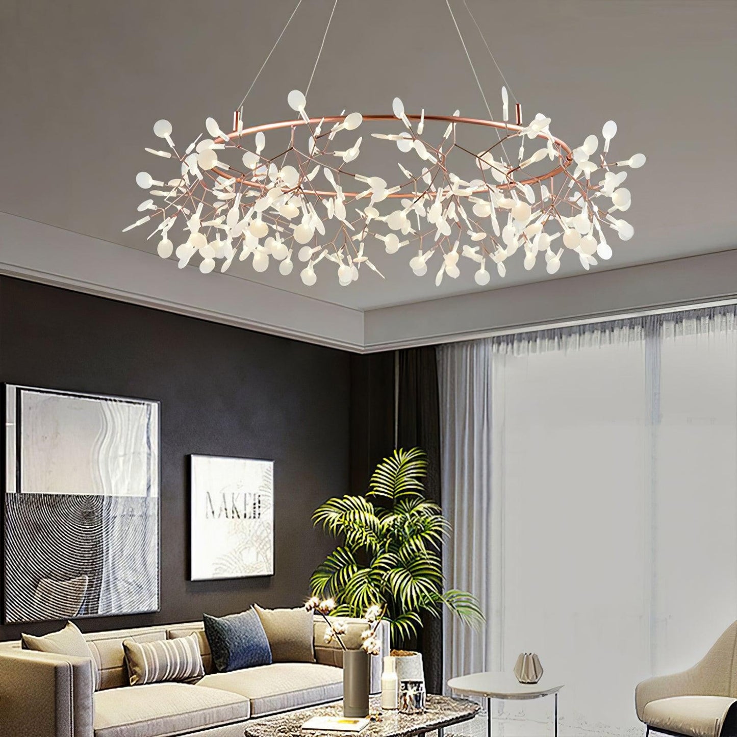 Big O Firefly LED Chandelier - YIOSI