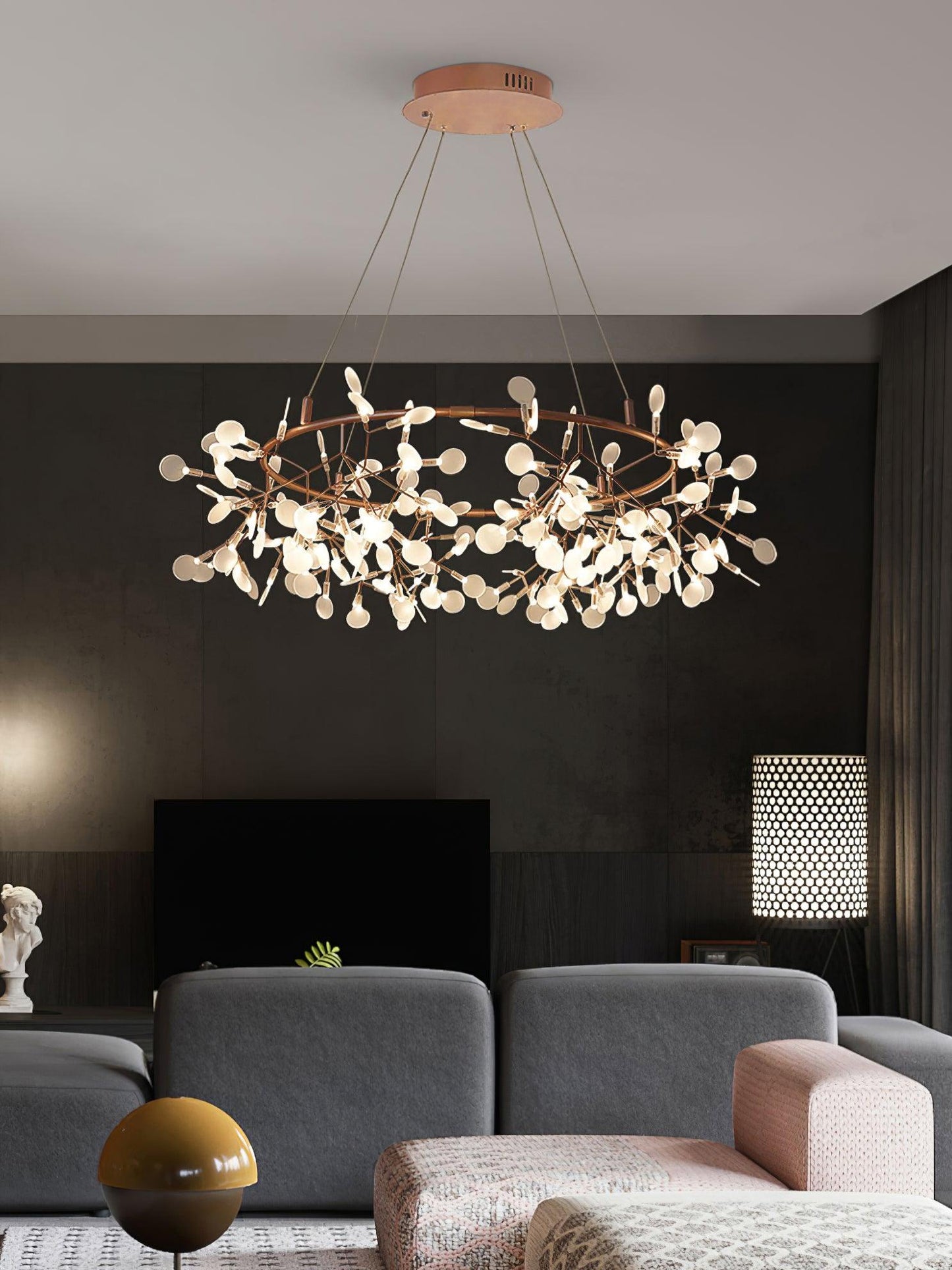 Big O Firefly LED Chandelier - YIOSI