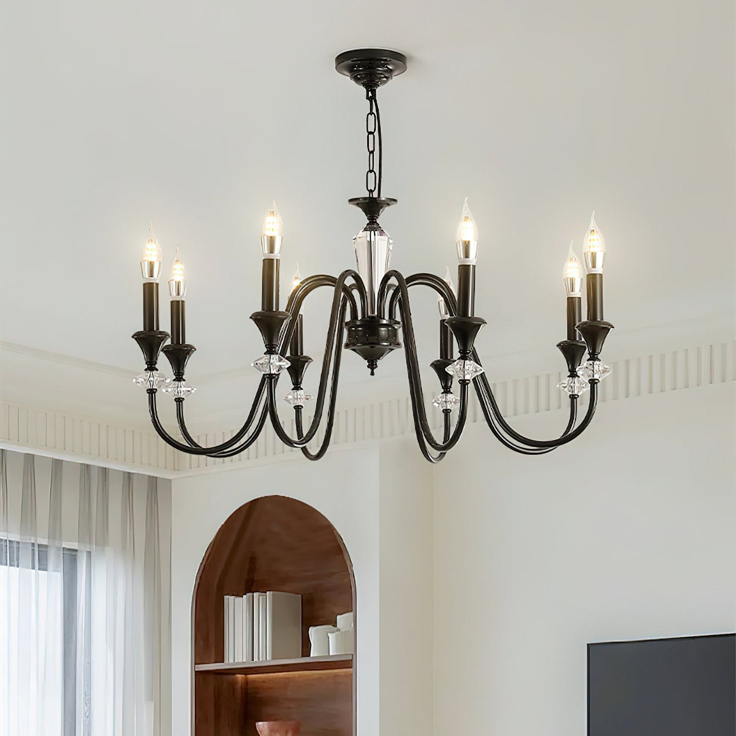 Noir Candelabra Chandelier - YIOSI