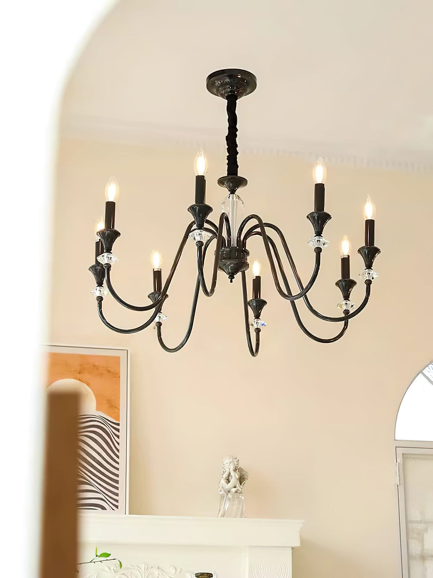 Noir Candelabra Chandelier - YIOSI