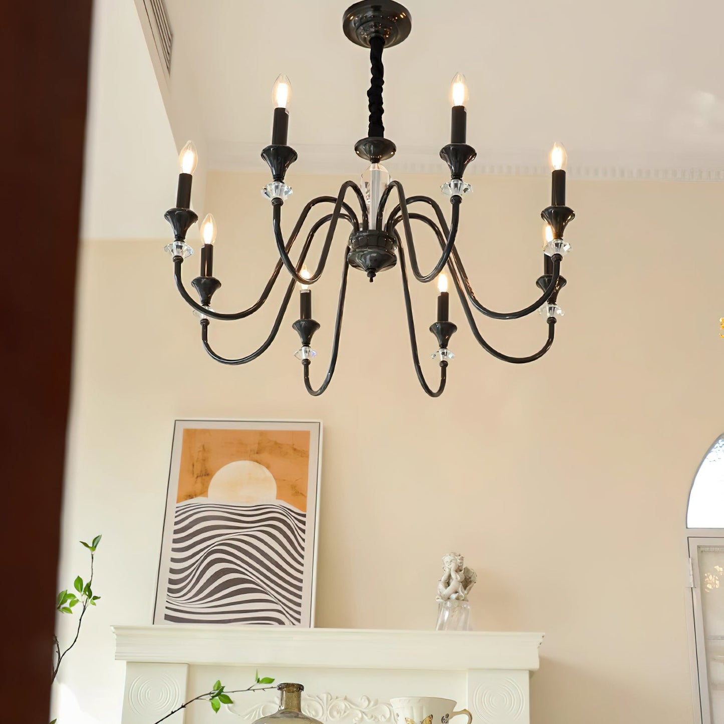 Noir Candelabra Chandelier - YIOSI