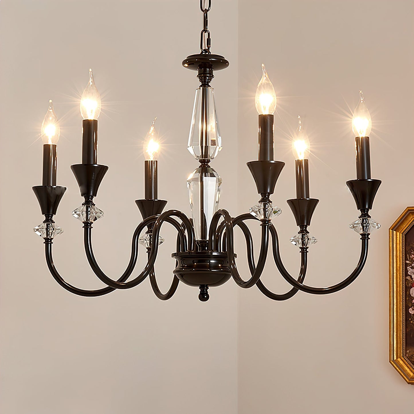 Noir Candelabra Chandelier - YIOSI