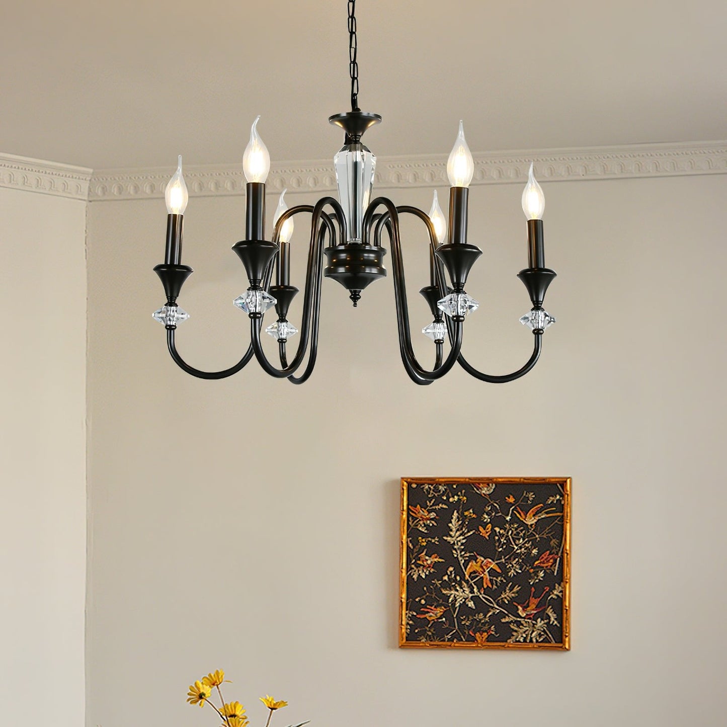 Noir Candelabra Chandelier - YIOSI