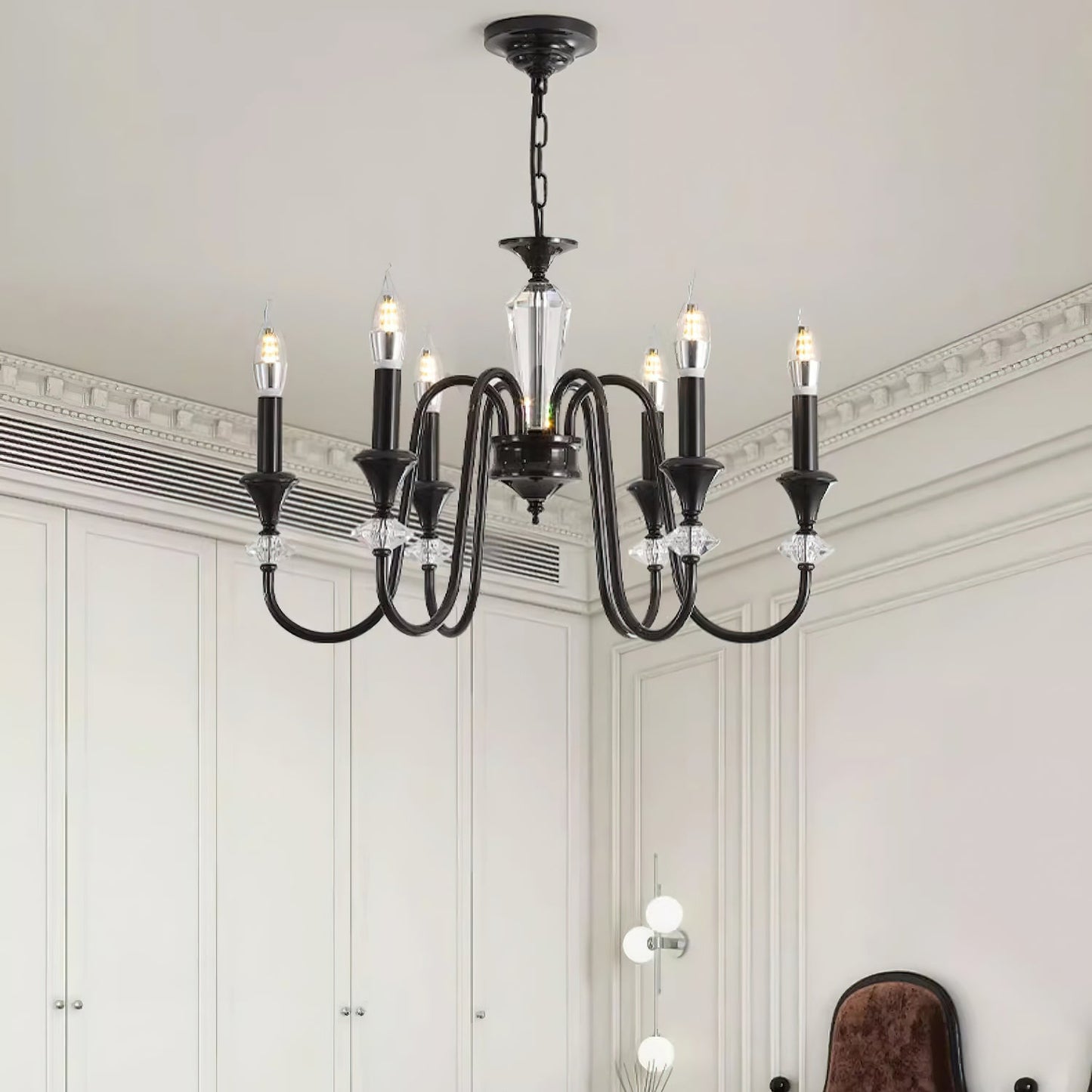Noir Candelabra Chandelier - YIOSI