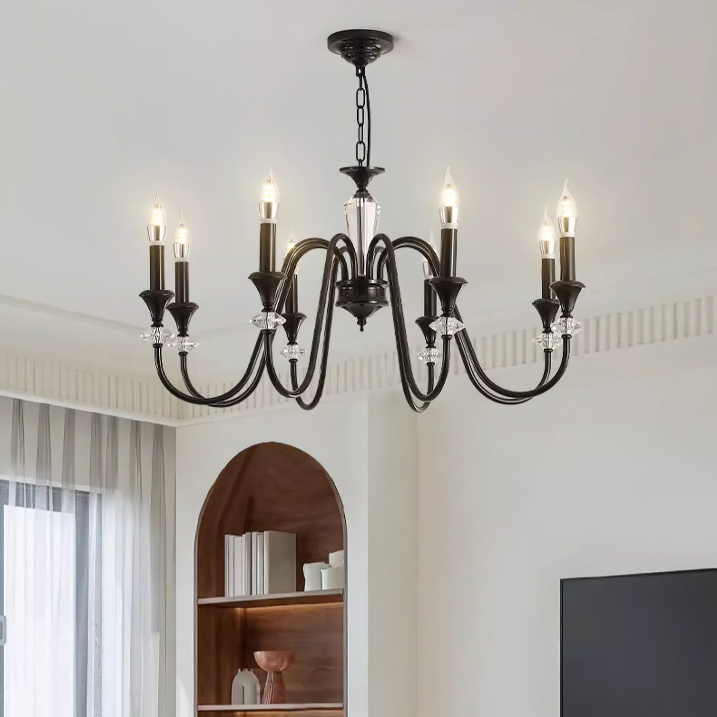 Noir Candelabra Chandelier - YIOSI