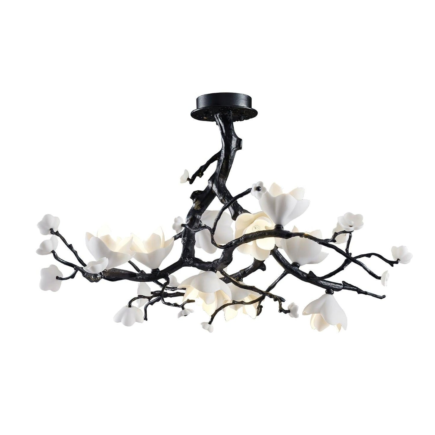 Black Copper Tree Chandelier - YIOSI
