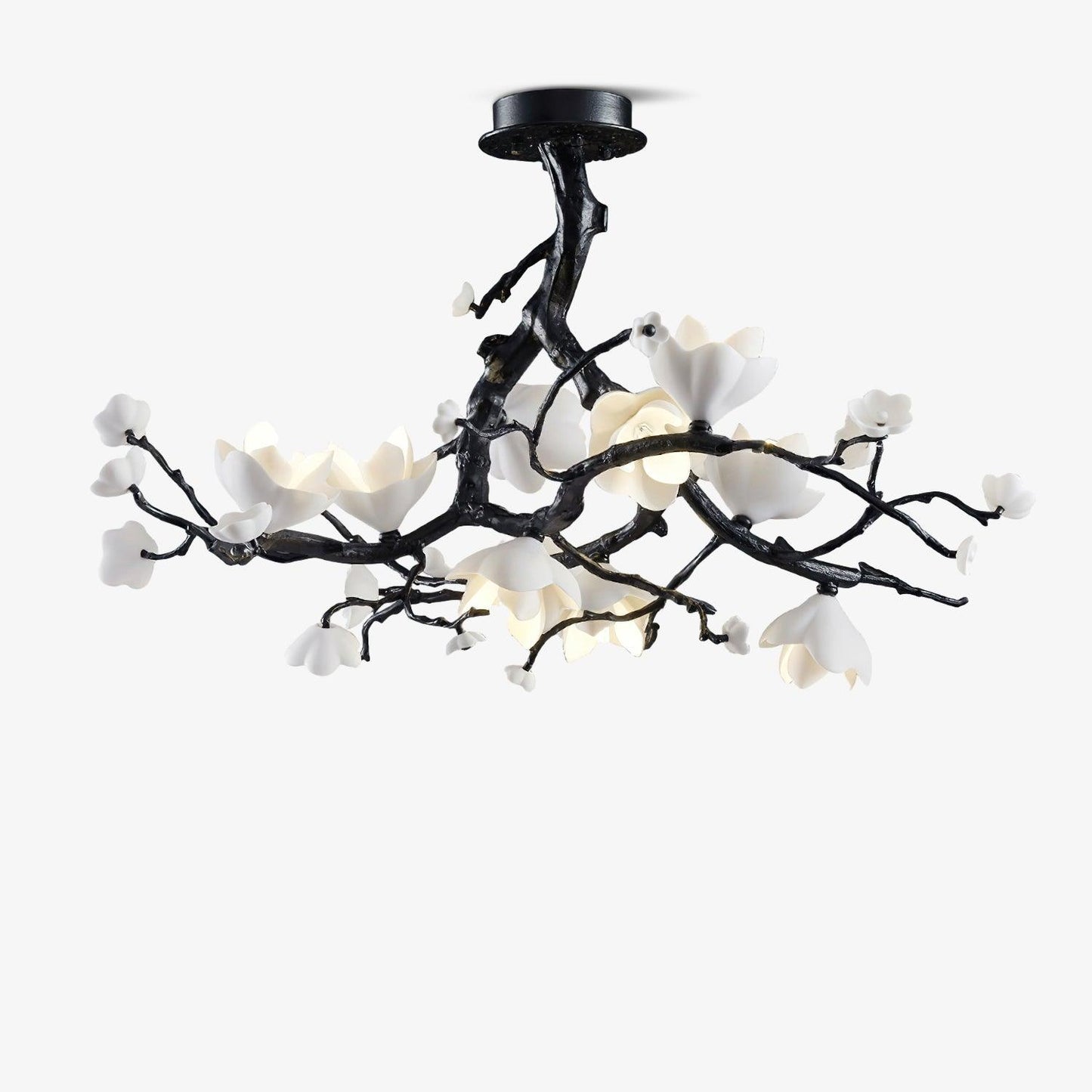 Black Copper Tree Chandelier - YIOSI