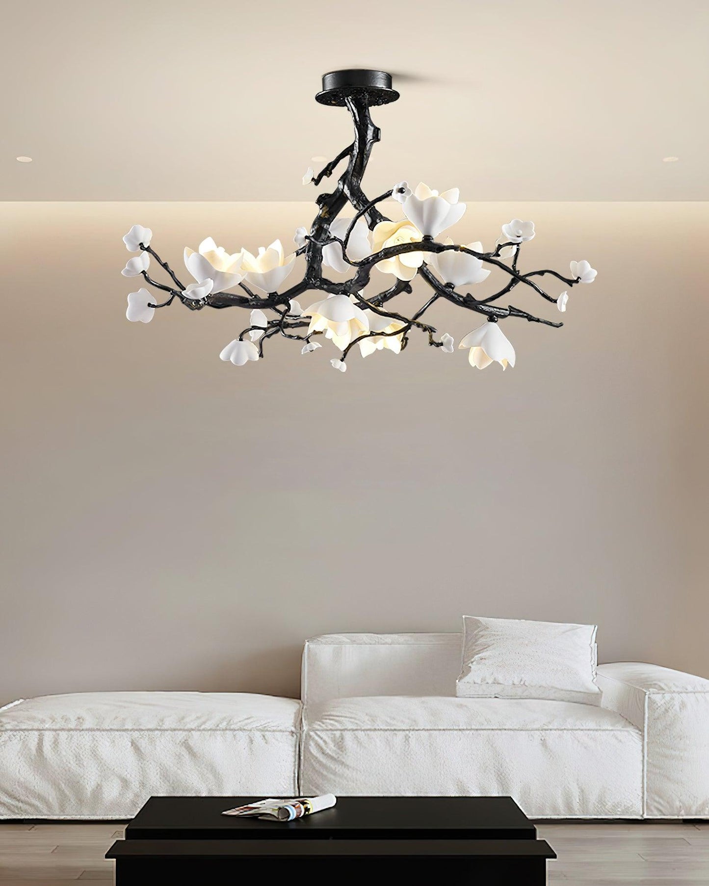 Black Copper Tree Chandelier - YIOSI