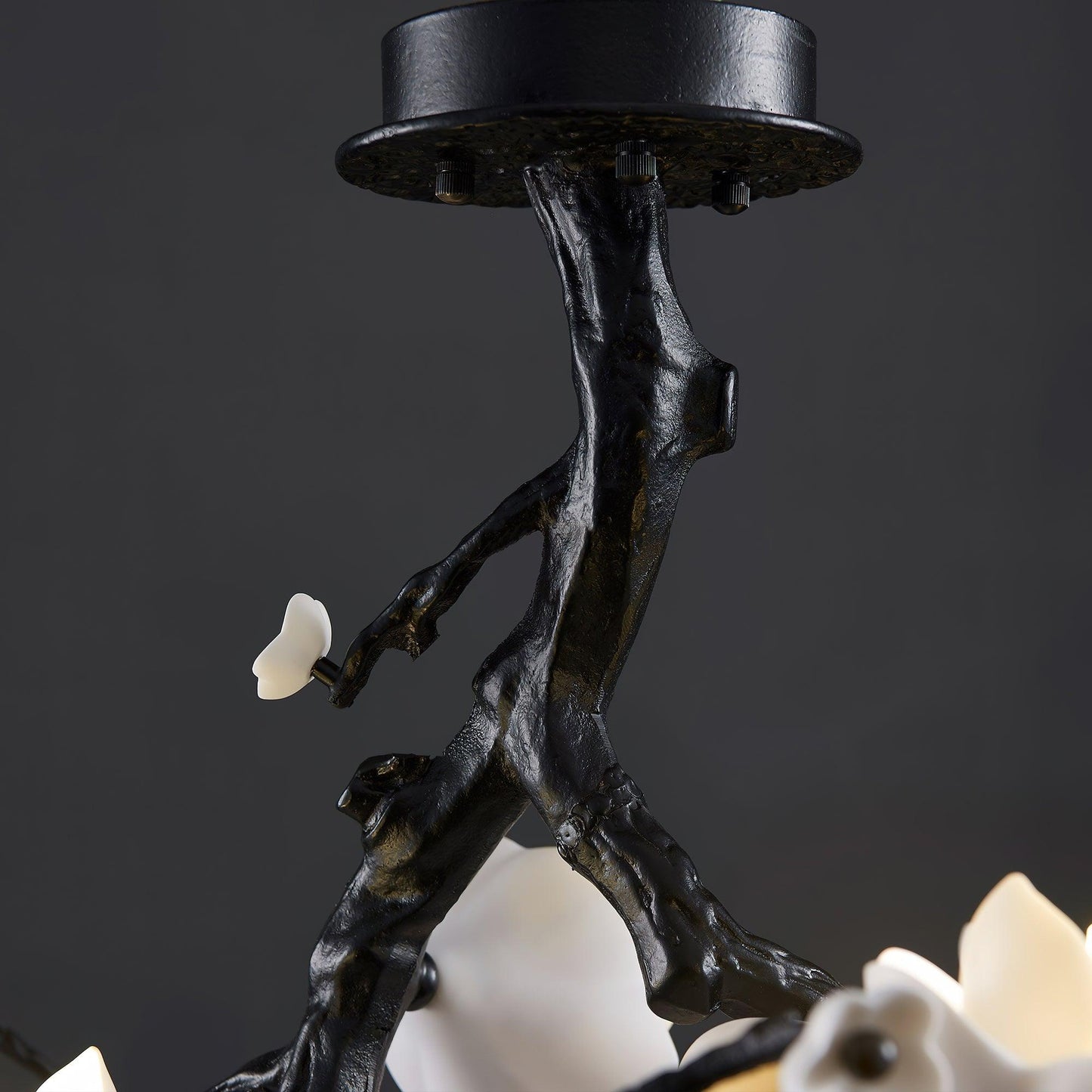 Black Copper Tree Chandelier - YIOSI