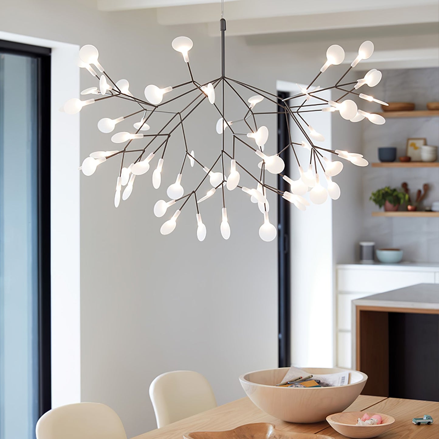 Black Firefly LED Chandelier - YIOSI