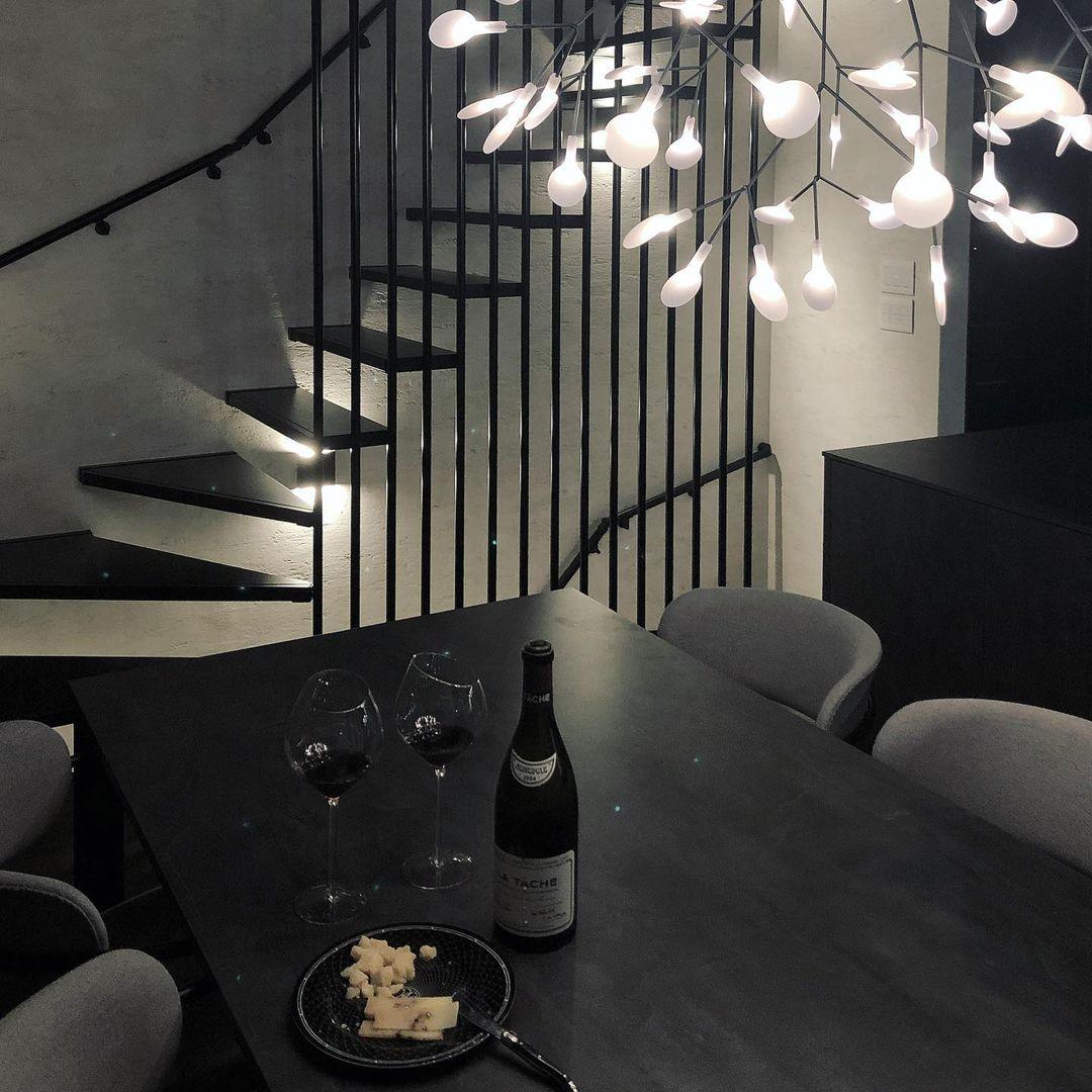 Black Firefly LED Chandelier - YIOSI