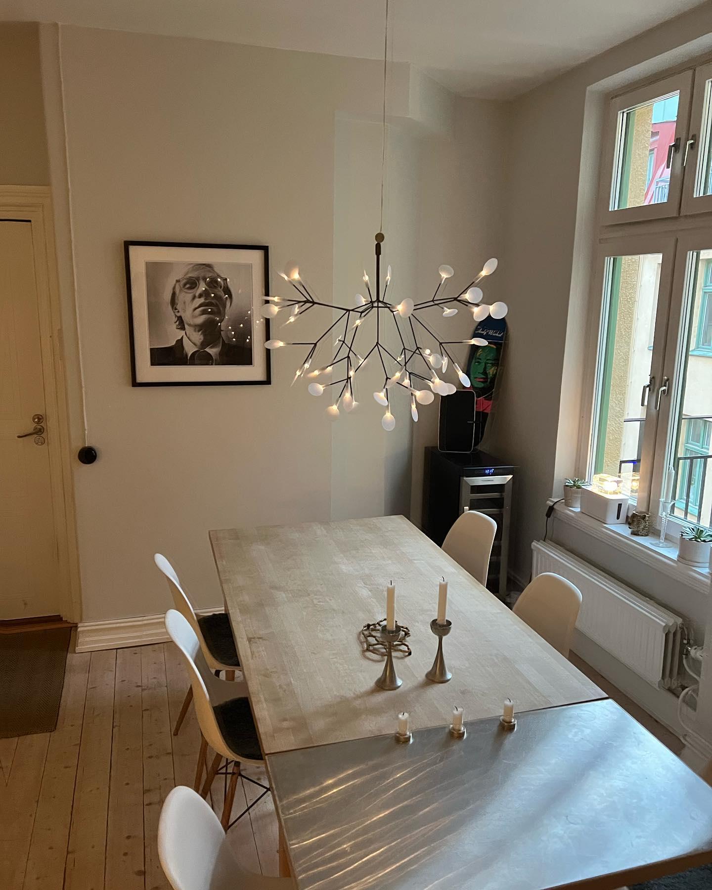 Black Firefly LED Chandelier - YIOSI