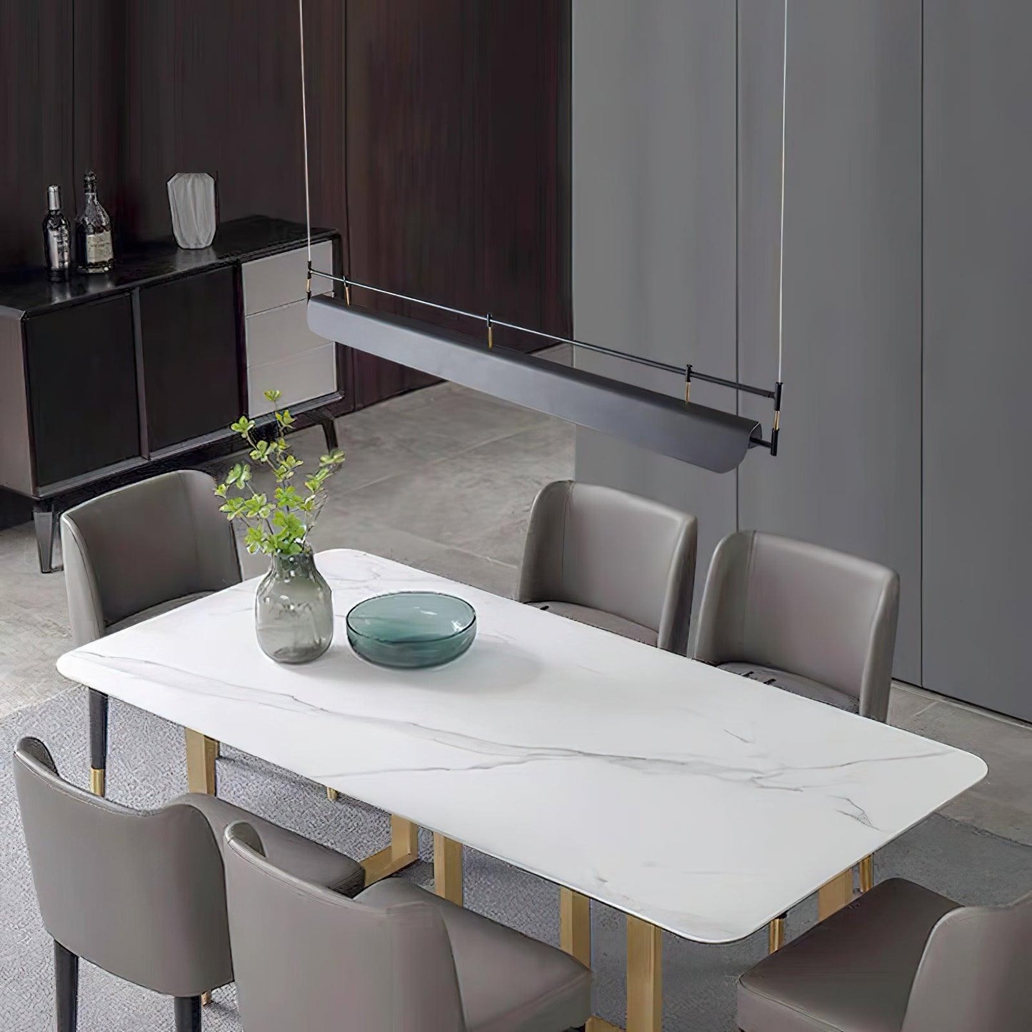 Black Roof LED Chandelier - YIOSI