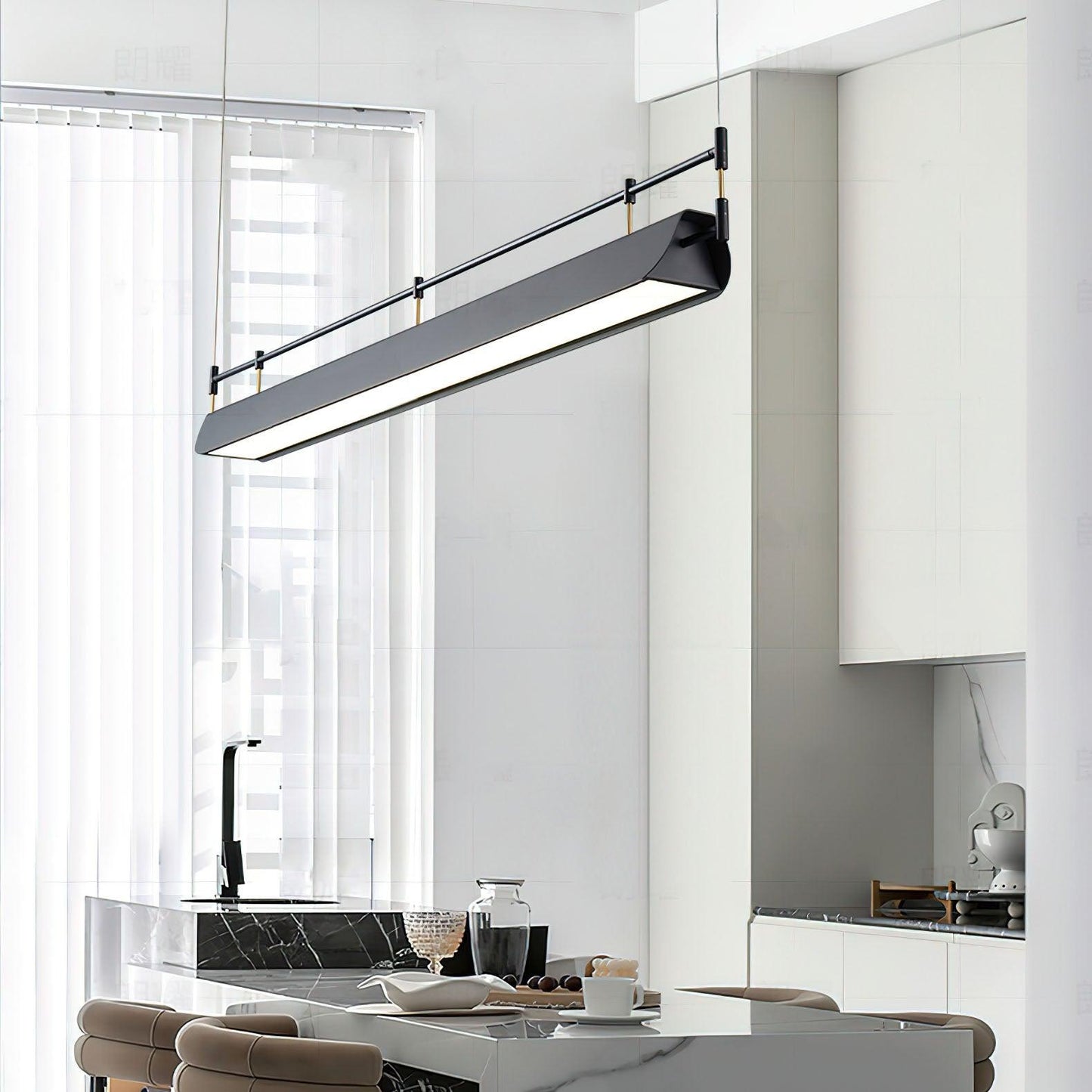 Black Roof LED Chandelier - YIOSI