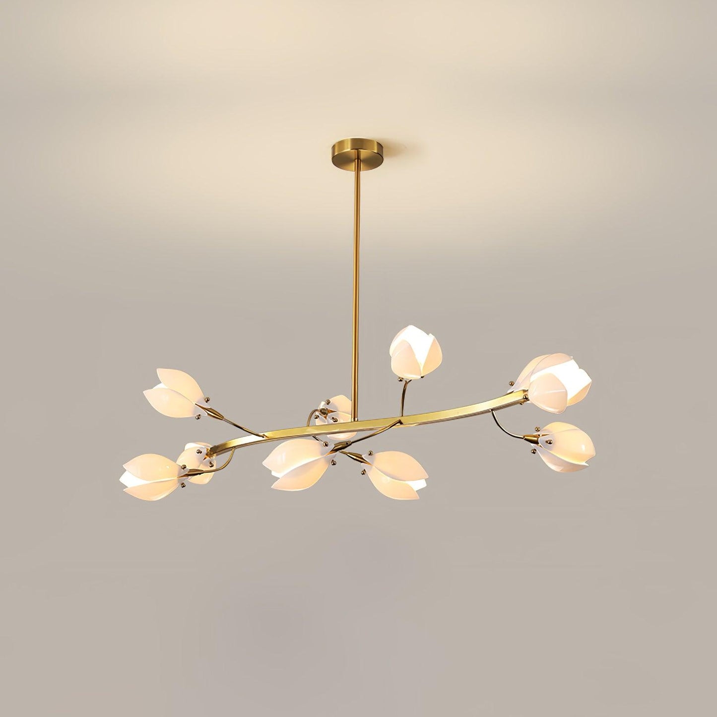 White Porcelain Magnolia Chandelier - YIOSI