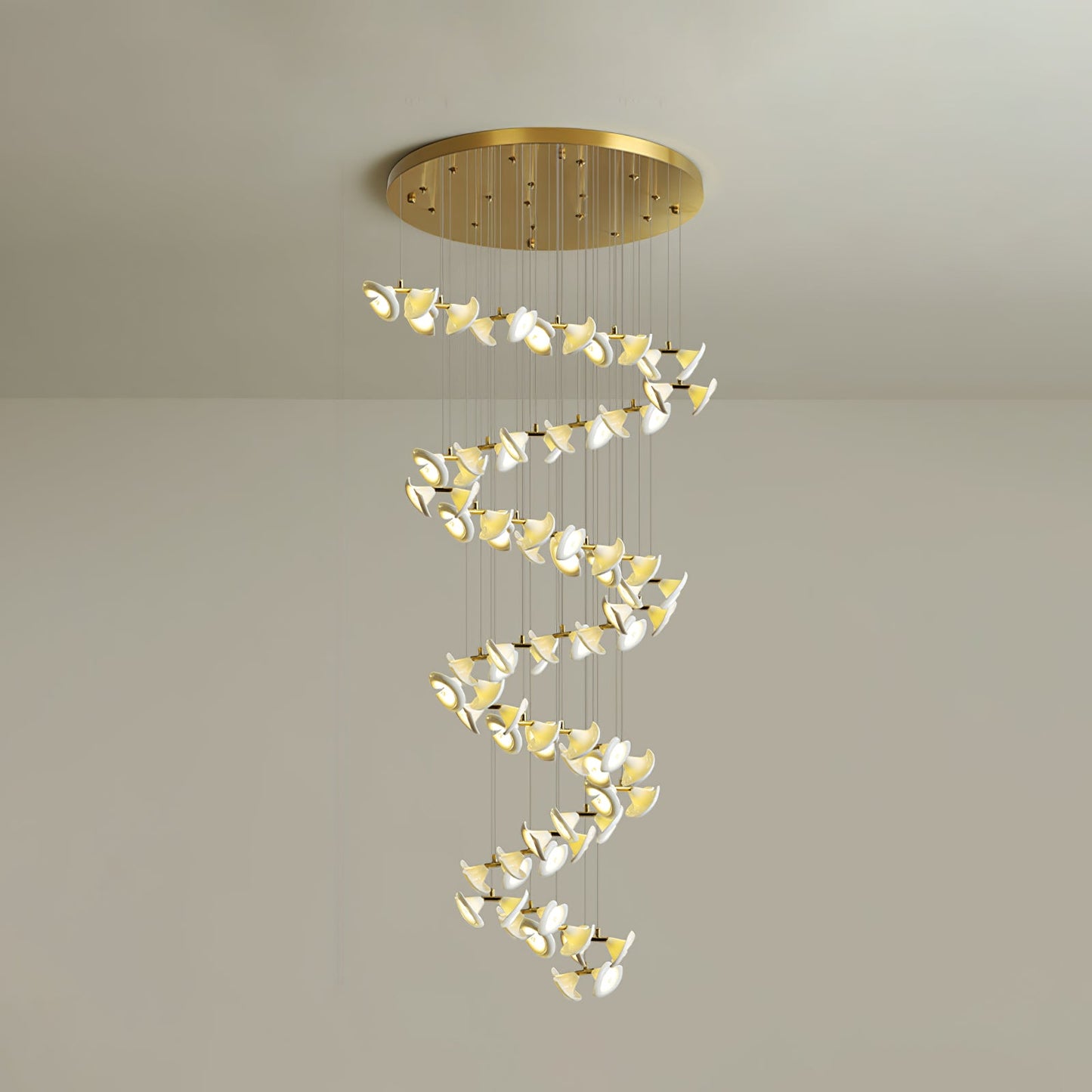 Blossom Double Horn Chandelier - YIOSI