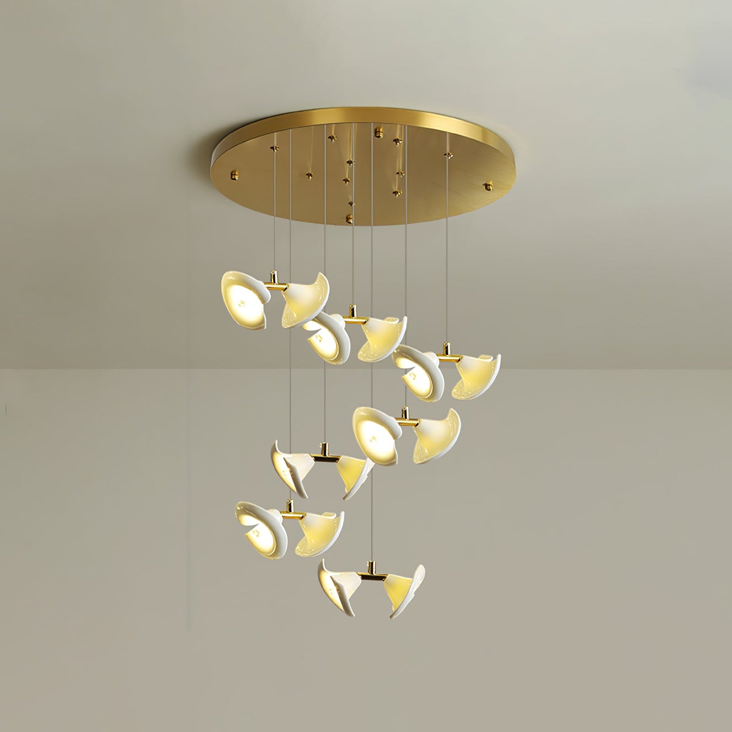 Blossom Double Horn Chandelier - YIOSI