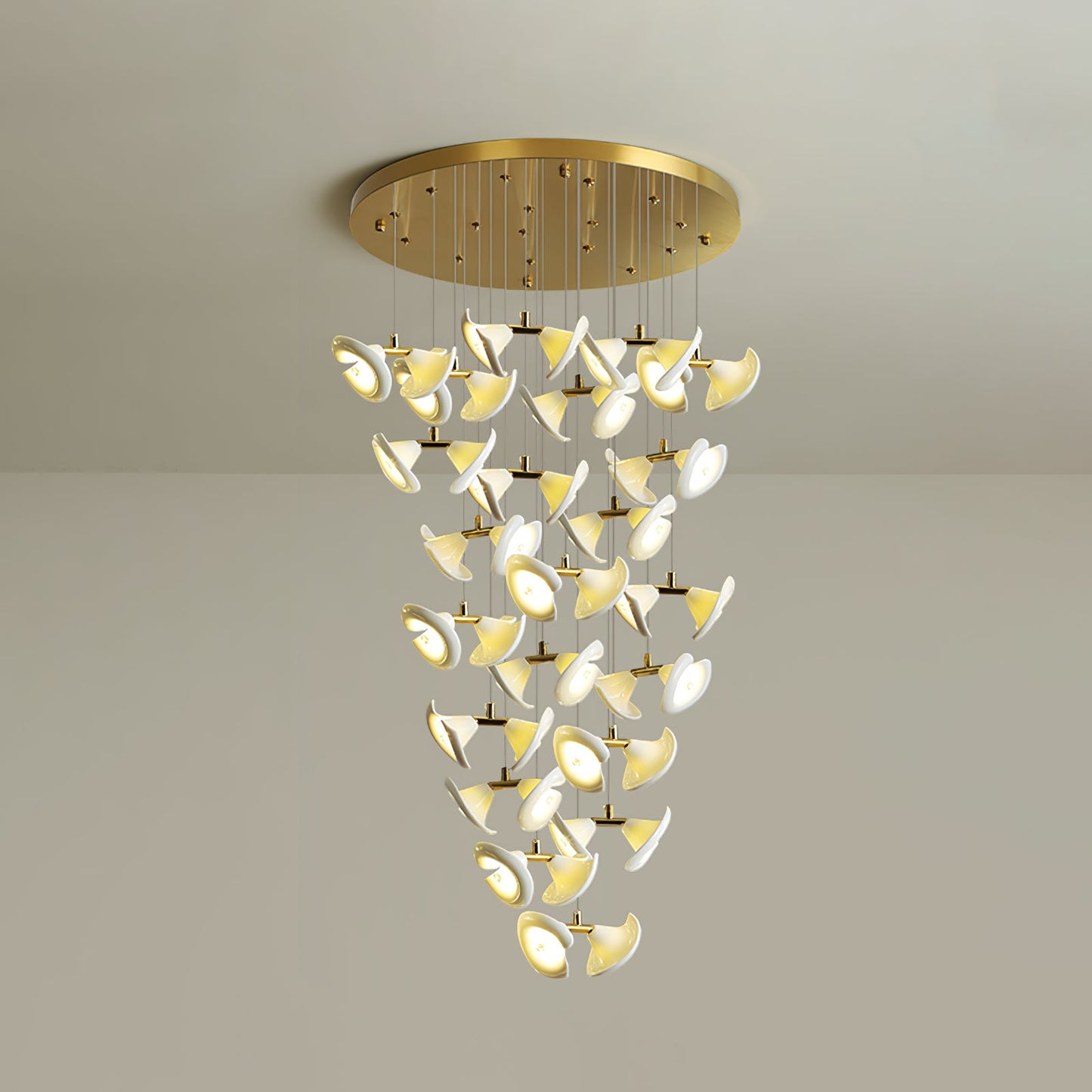 Blossom Double Horn Chandelier - YIOSI