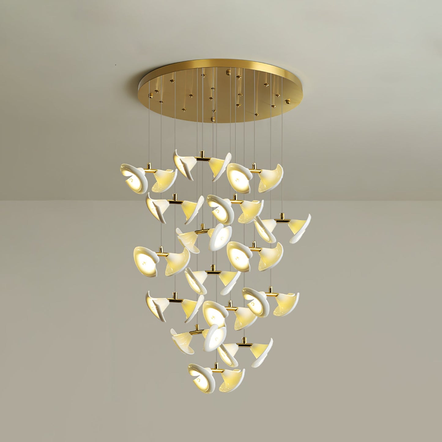 Blossom Double Horn Chandelier - YIOSI