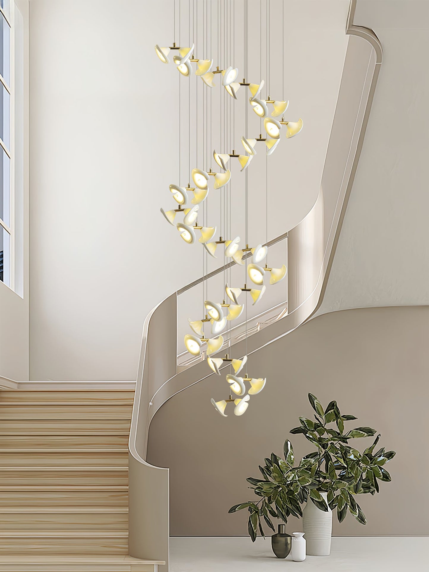 Blossom Double Horn Chandelier - YIOSI