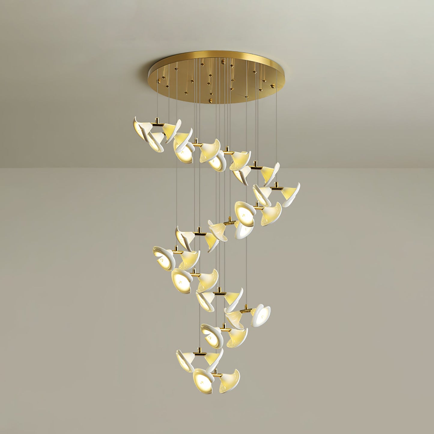 Blossom Double Horn Chandelier - YIOSI