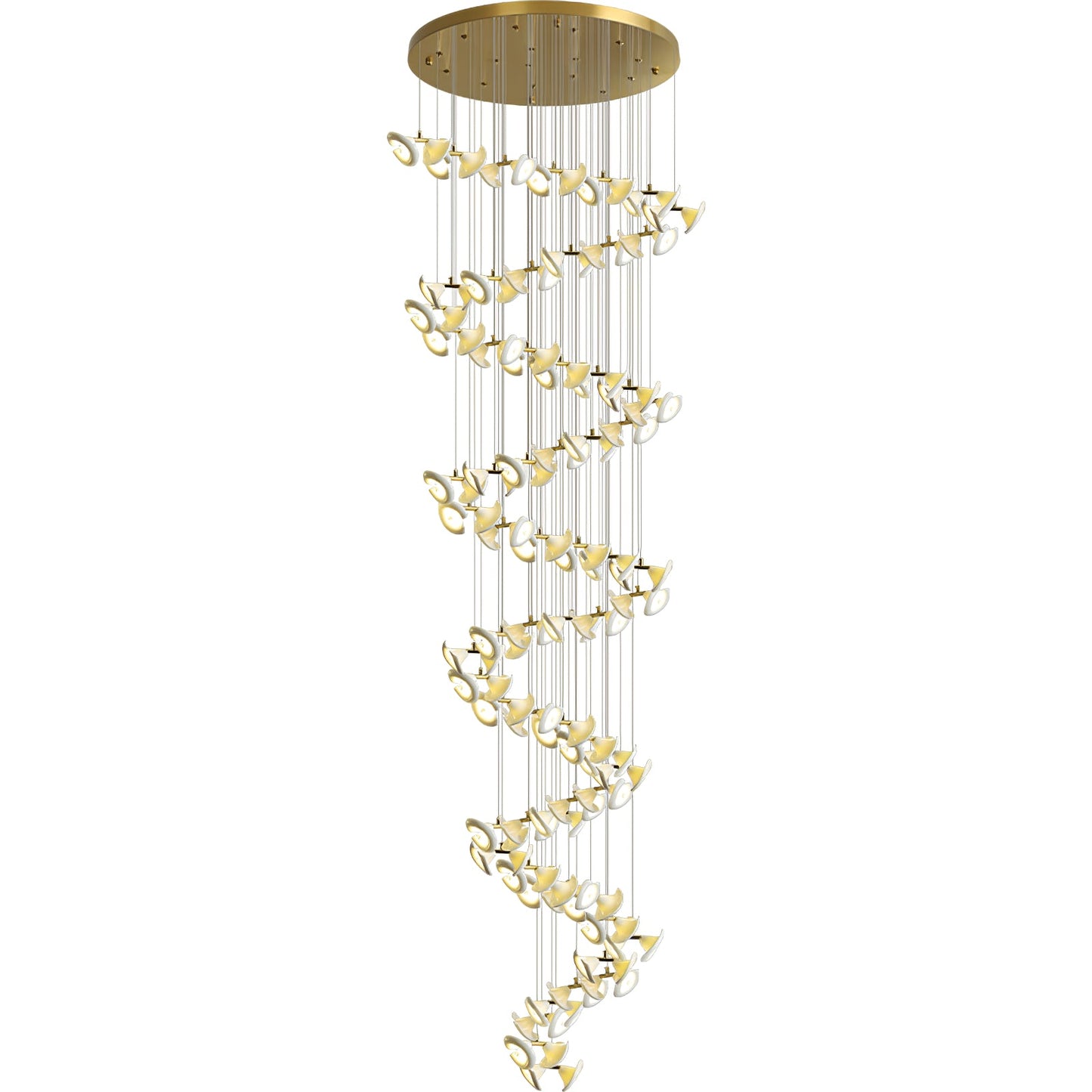 Blossom Double Horn Chandelier - YIOSI
