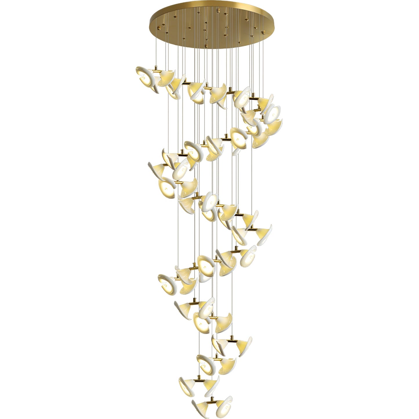 Blossom Double Horn Chandelier - YIOSI
