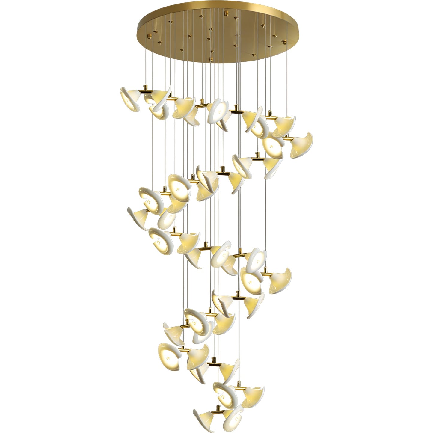 Blossom Double Horn Chandelier - YIOSI