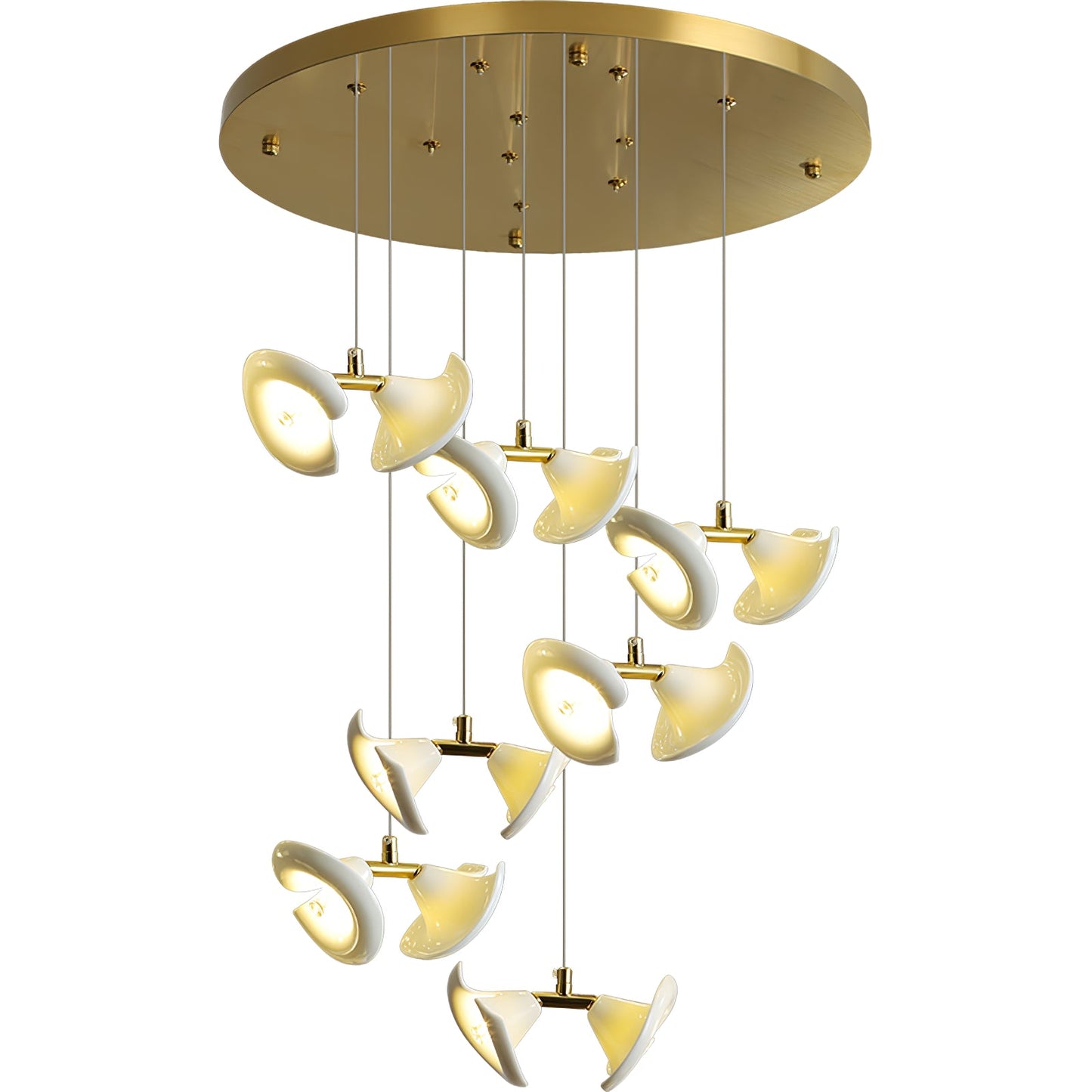 Blossom Double Horn Chandelier - YIOSI