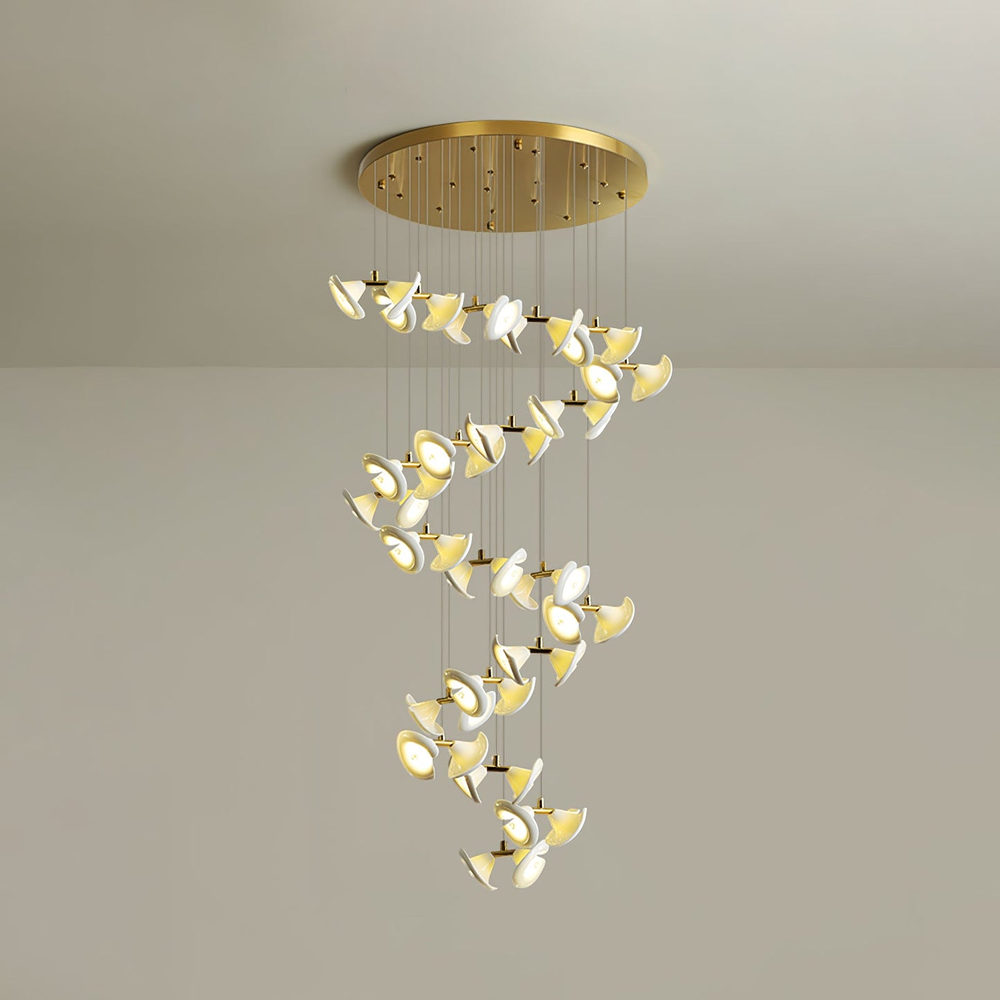 Blossom Double Horn Chandelier - YIOSI