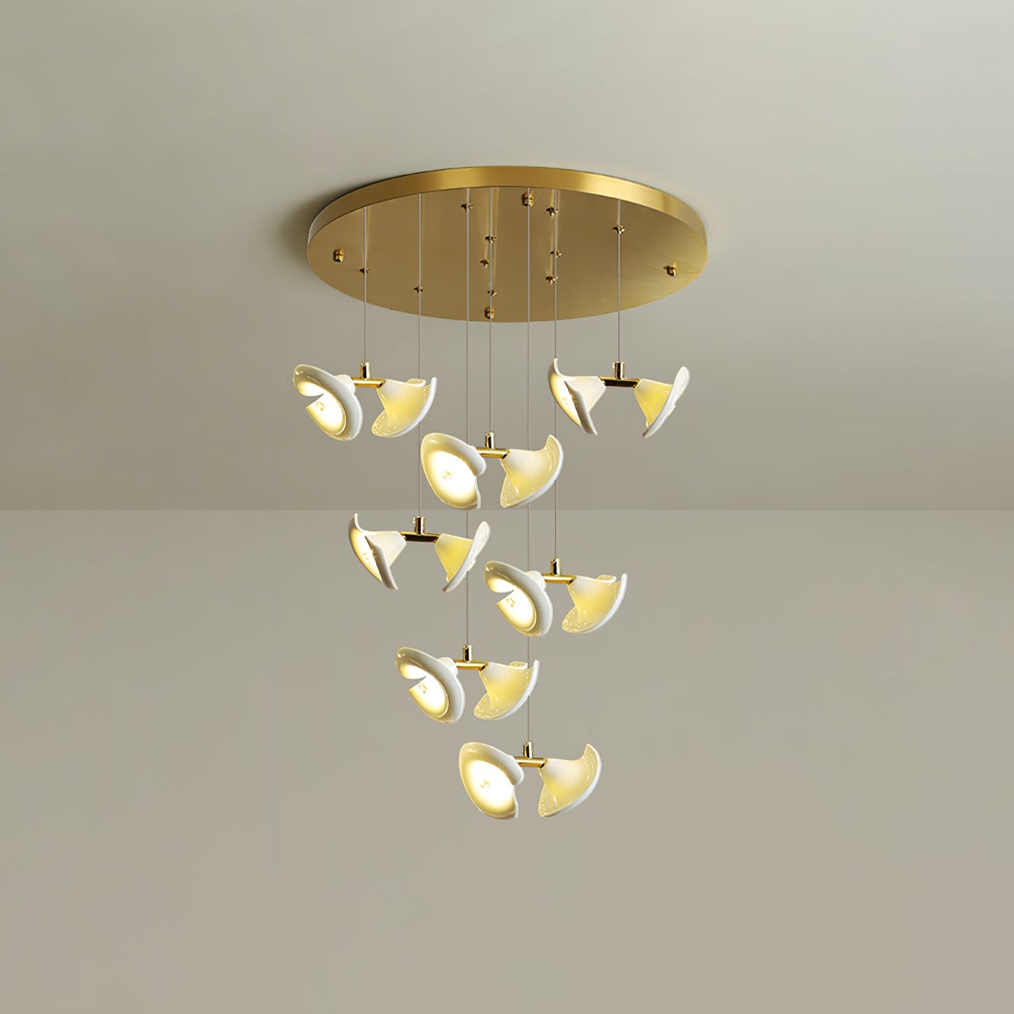 Blossom Double Horn Chandelier - YIOSI
