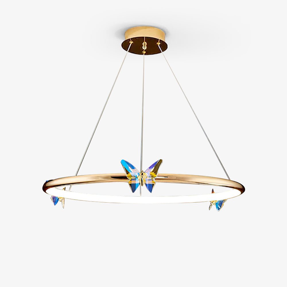 Blue Butterfly Chandelier - YIOSI