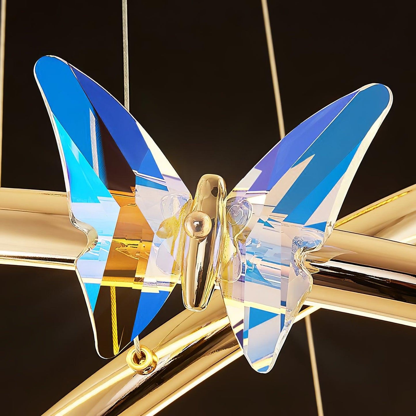 Blue Butterfly Chandelier - YIOSI