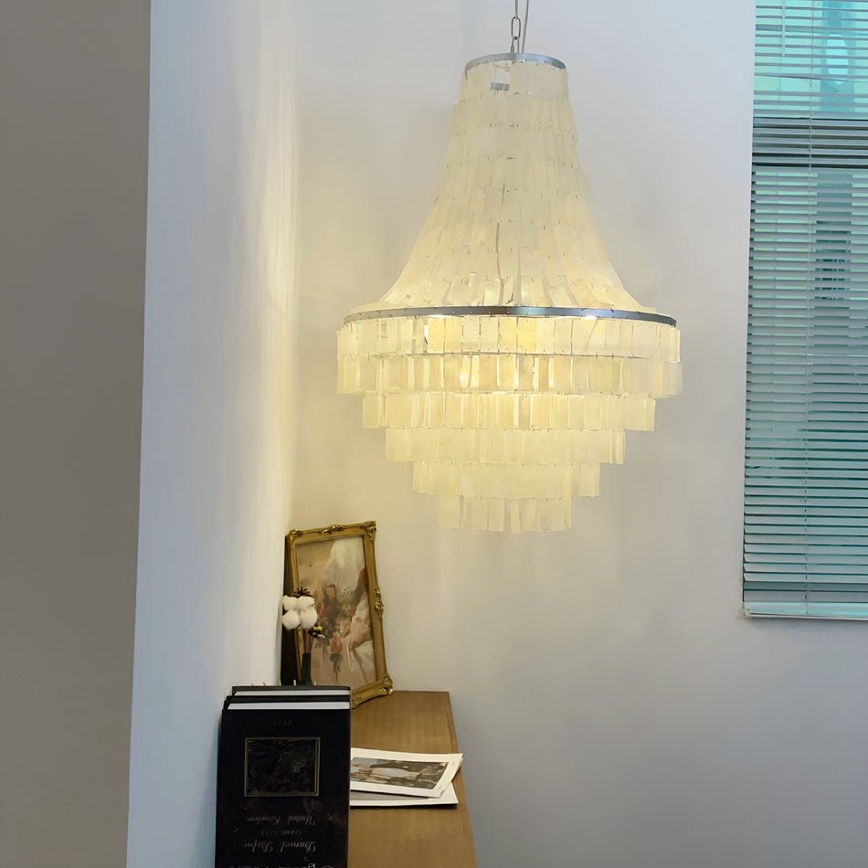Boho Shell Tiered Chandelier - YIOSI