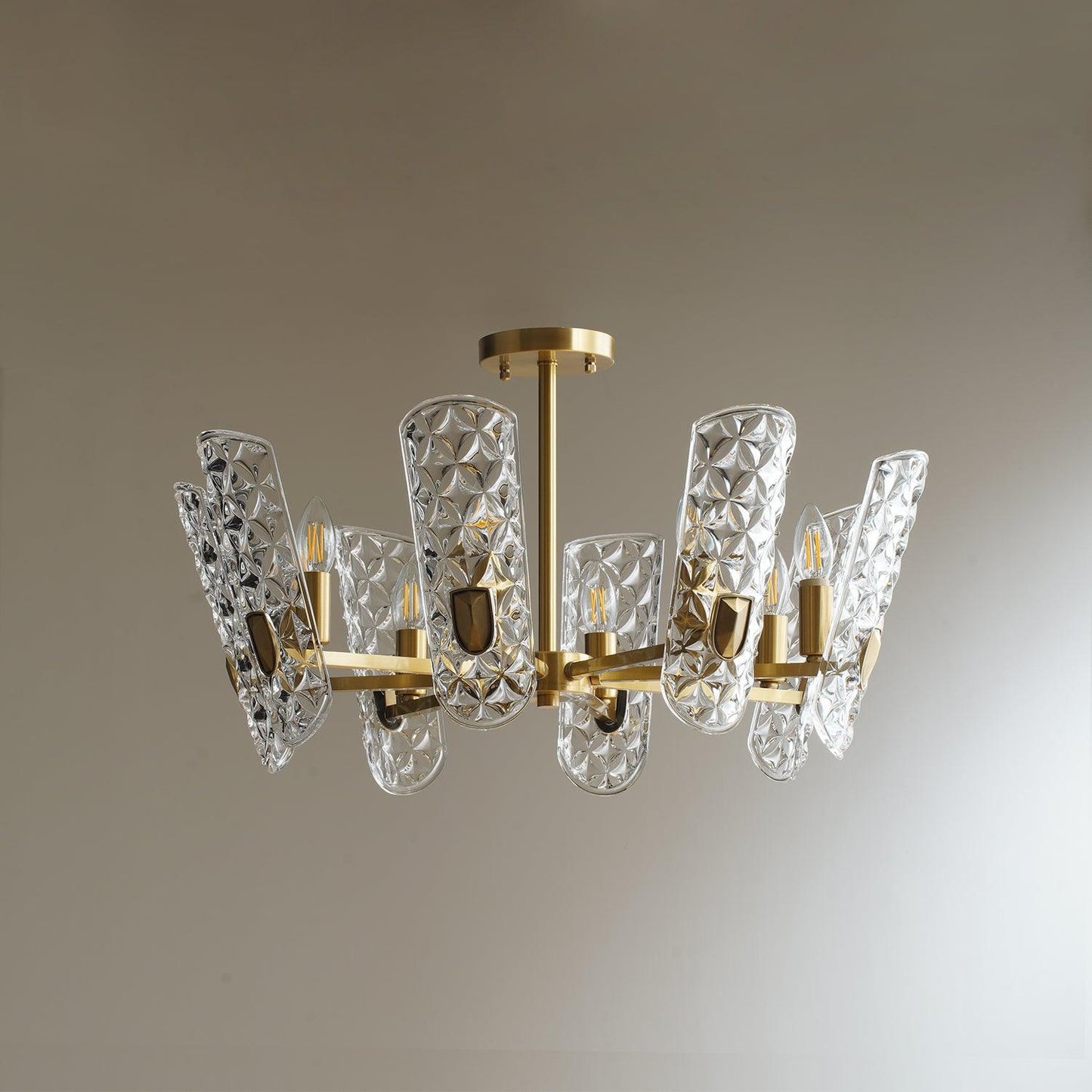 Brass Central Chandelier - YIOSI